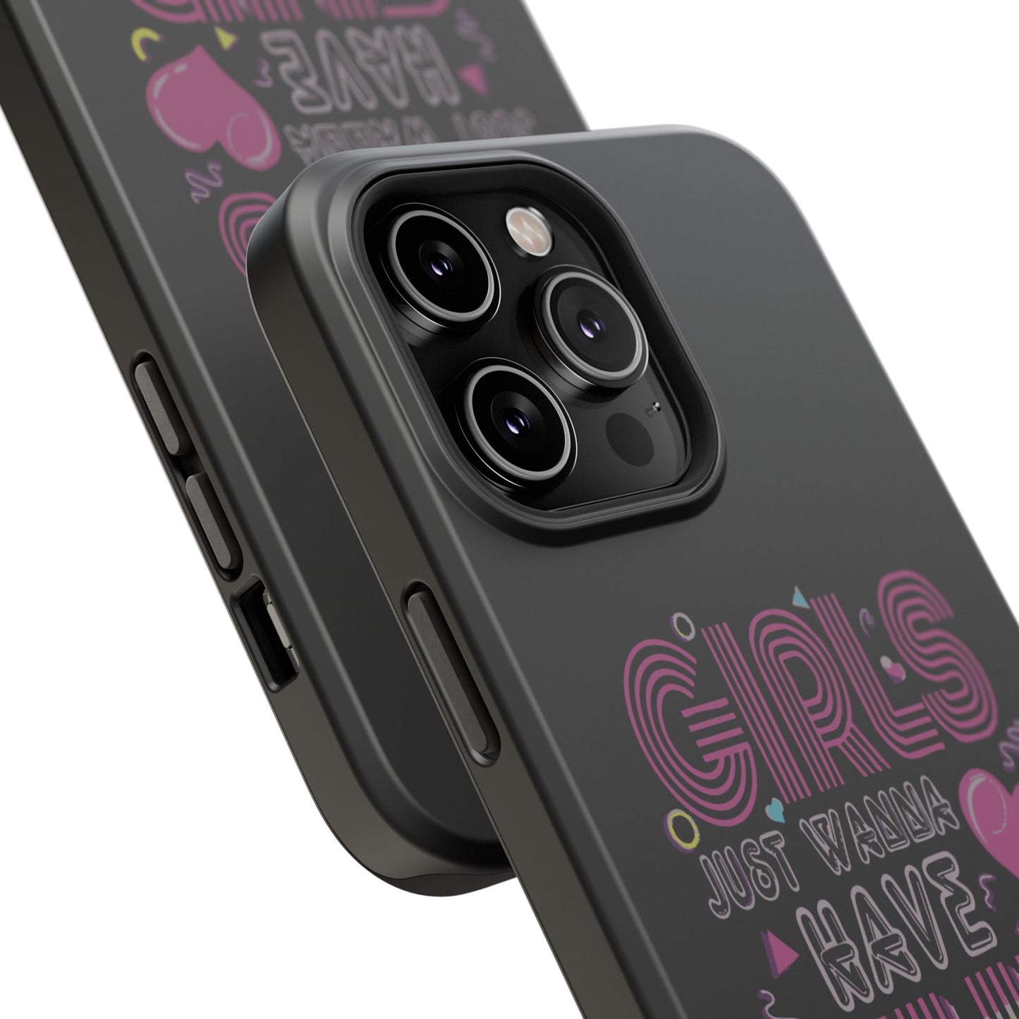 Fun Vibe Phone Case - Girls Just Wanna Have Fun Cell Case, Impact-Resistant Cover, Gift for Teens, Birthday Party Accessory, Trendy Tech