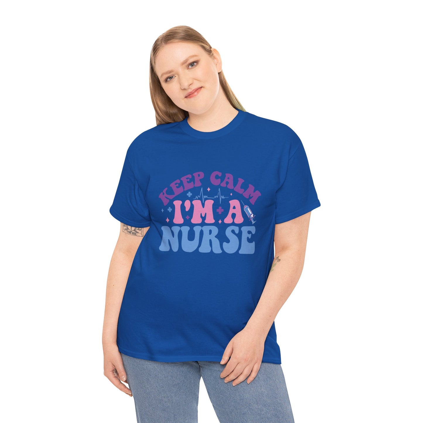 Nurse Appreciation Heavy Cotton Tee, Funny Nurse Gift, Medical Humor Shirt, Nurse Day Celebration Tee, Caregiver Outfit