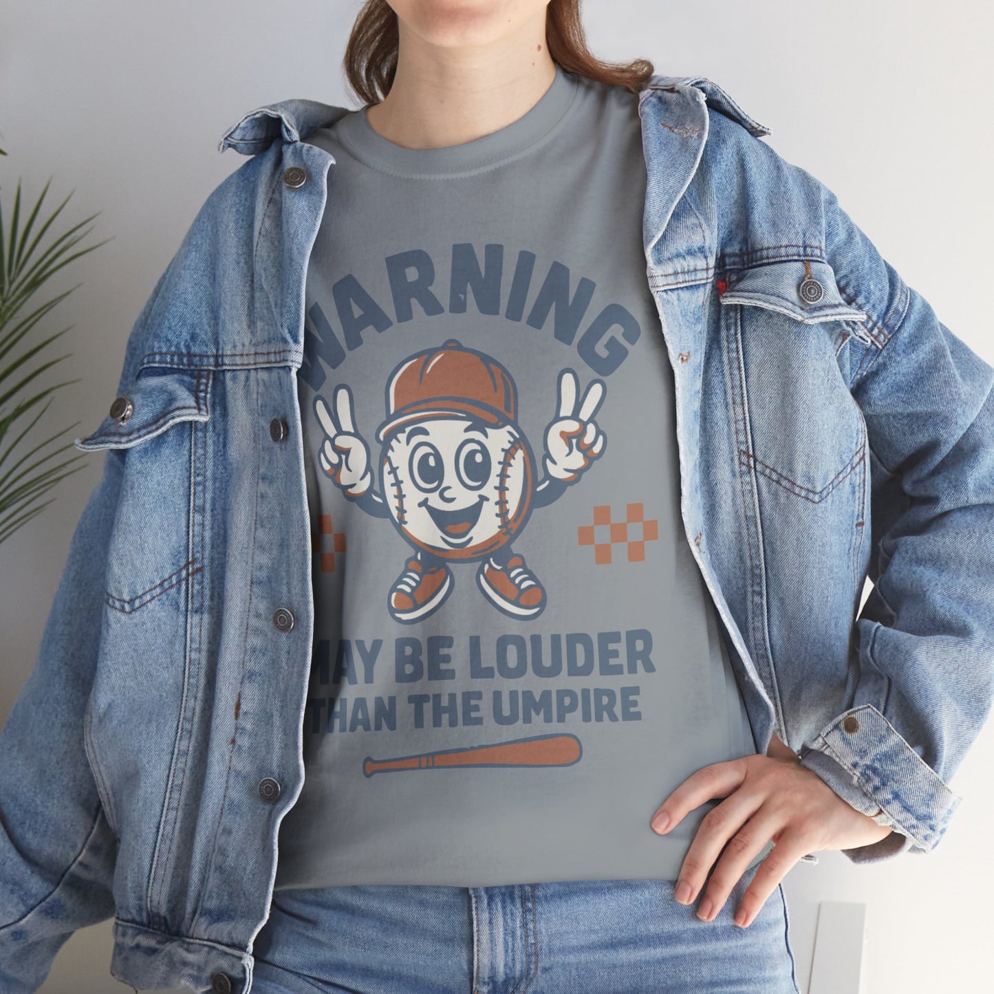 Warning T-Shirt, Fun Umpire Tee, Unique Sports Gift, Casual Wear, Perfect for Baseball Fans