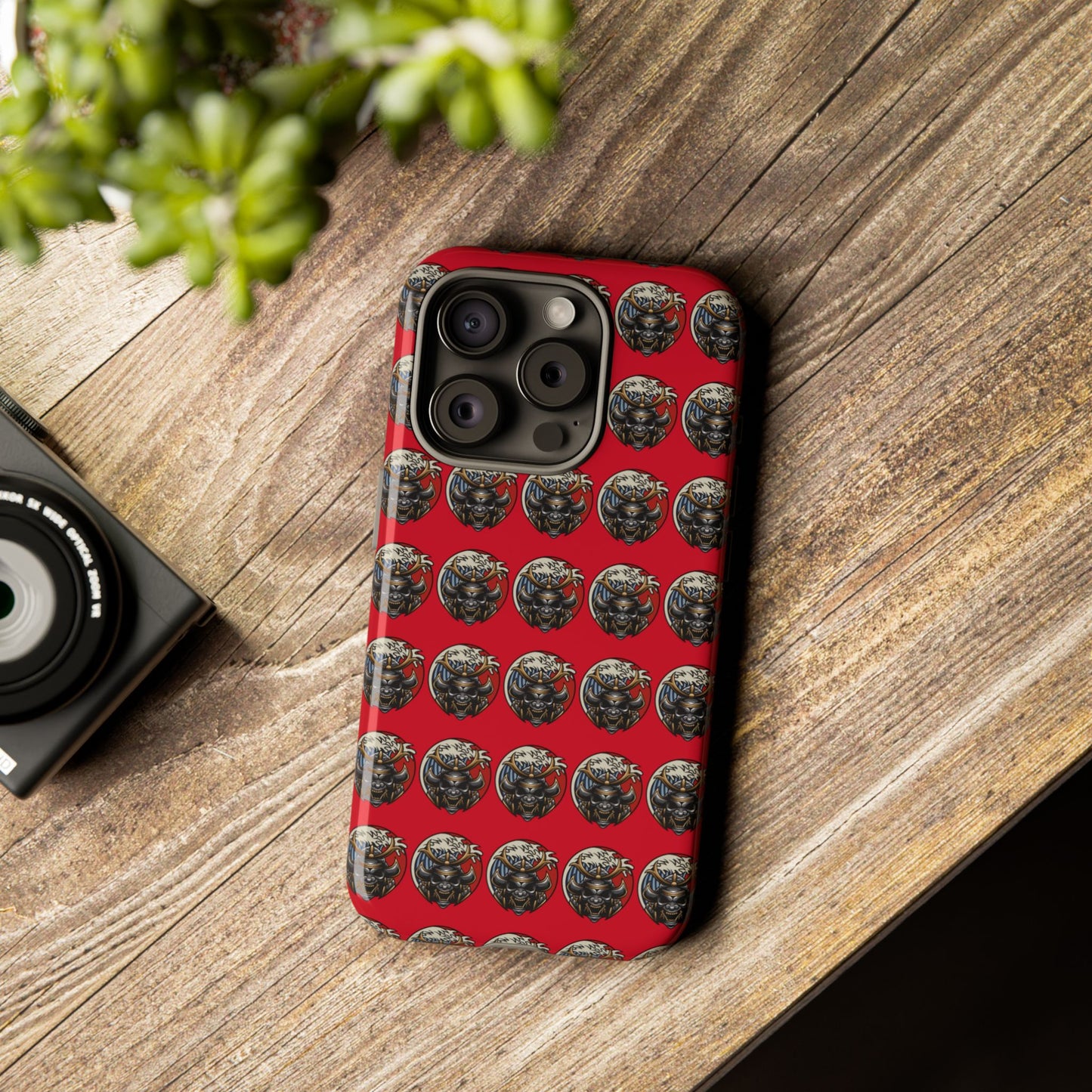 Bold Phone Case, Tough Phone Cover, Red Phone Protector, Unique Gift for Him/Her, Trendy Tech Accessory