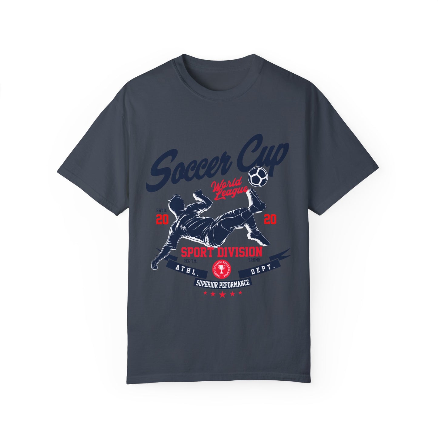Soccer Club Unisex Garment-Dyed T-shirt