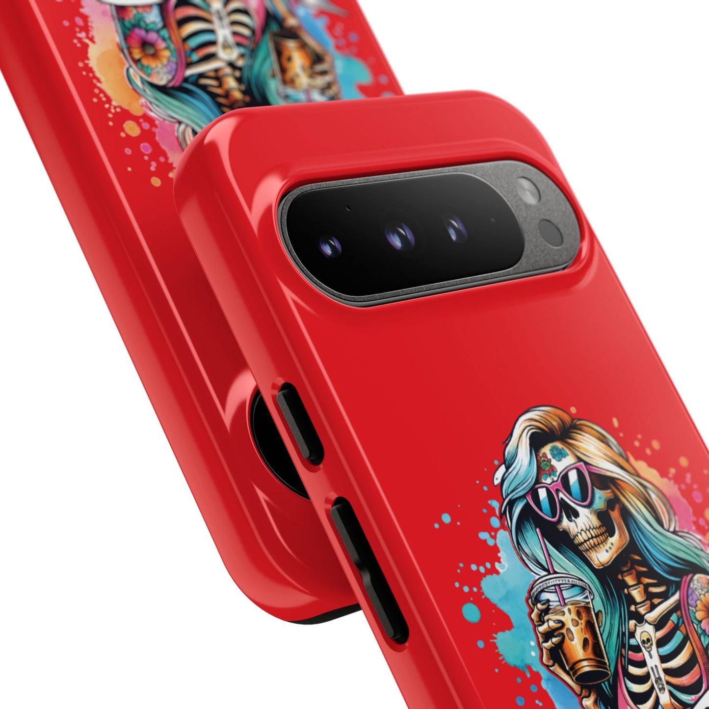 Cool Moms Club Phone Case - Tough Cases, Funky Phone Cover, Gift for Moms, Skeleton Design, Trendy Tech Accessories