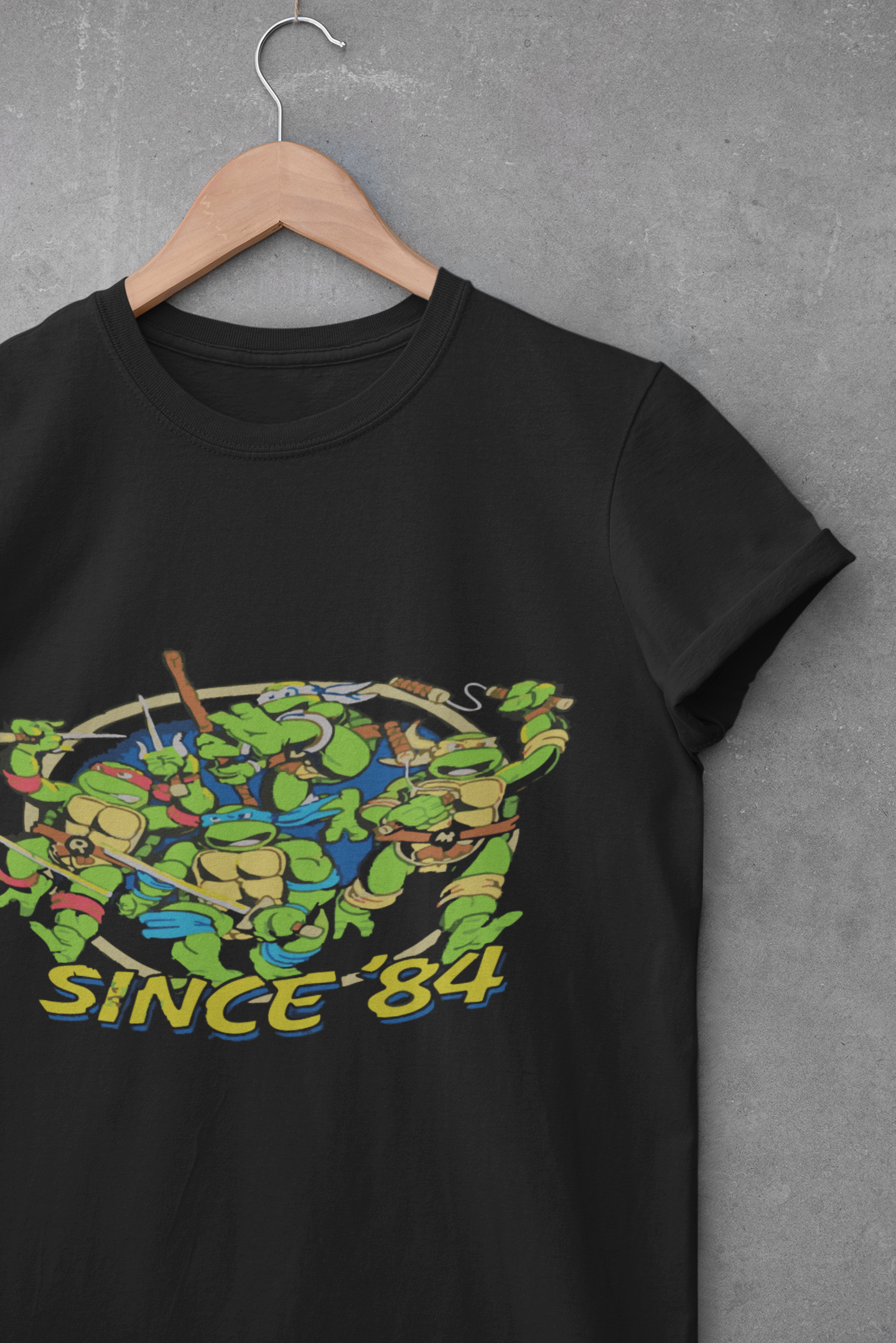Retro Tee Shirt - Teenage Mutant Ninja Turtles Since 1984 - Unisex Jersey Short Sleeve