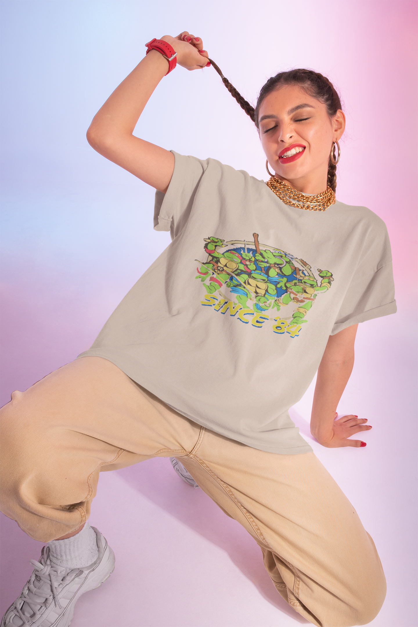 Retro Tee Shirt - Teenage Mutant Ninja Turtles Since 1984 - Unisex Jersey Short Sleeve