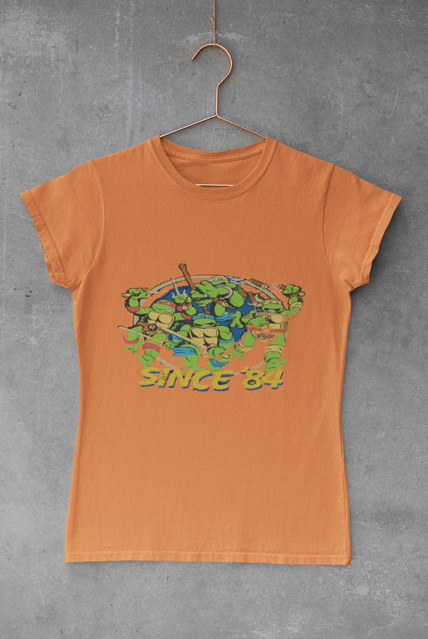 Retro Tee Shirt - Teenage Mutant Ninja Turtles Since 1984 - Unisex Jersey Short Sleeve