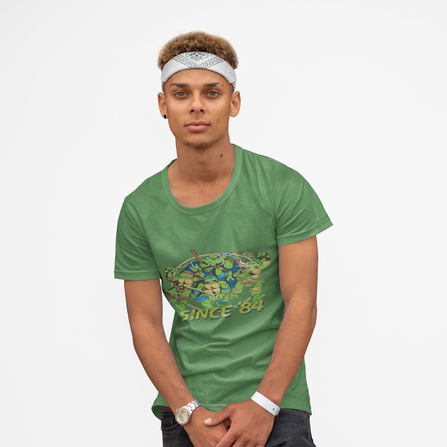 Retro Tee Shirt - Teenage Mutant Ninja Turtles Since 1984 - Unisex Jersey Short Sleeve