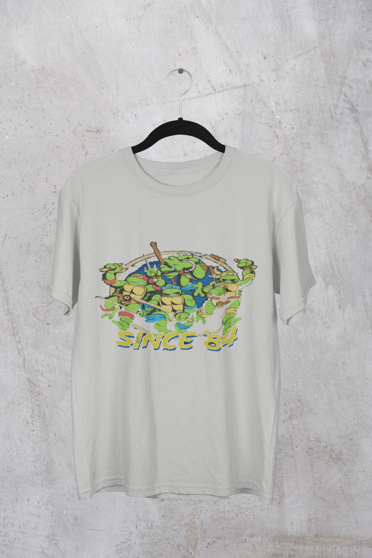 Retro Tee Shirt - Teenage Mutant Ninja Turtles Since 1984 - Unisex Jersey Short Sleeve