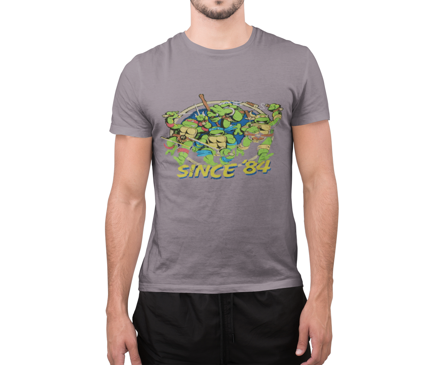 Retro Tee Shirt - Teenage Mutant Ninja Turtles Since 1984 - Unisex Jersey Short Sleeve