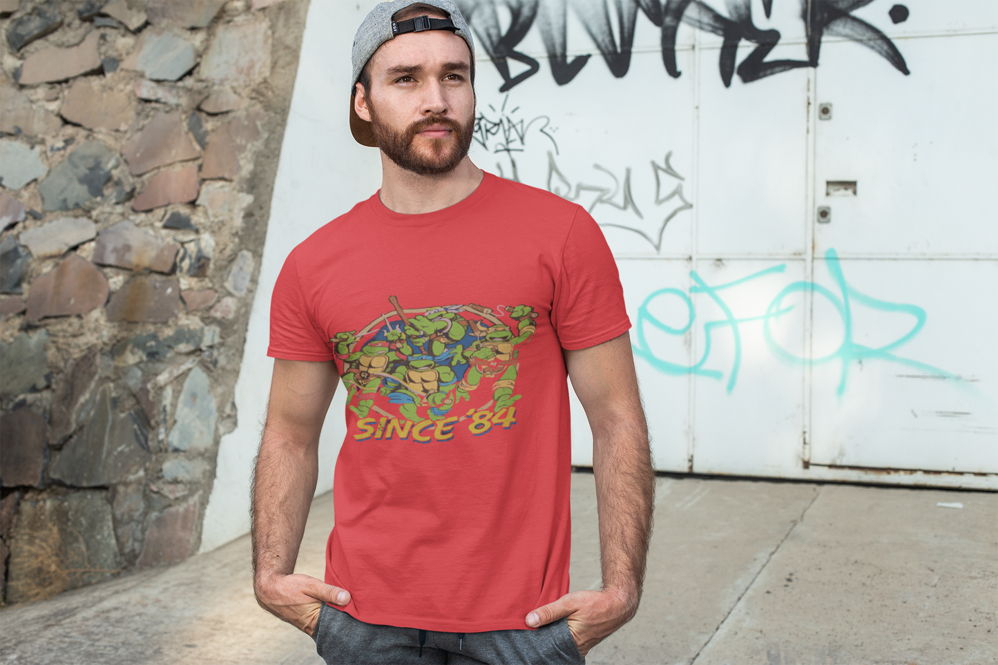 Retro Tee Shirt - Teenage Mutant Ninja Turtles Since 1984 - Unisex Jersey Short Sleeve
