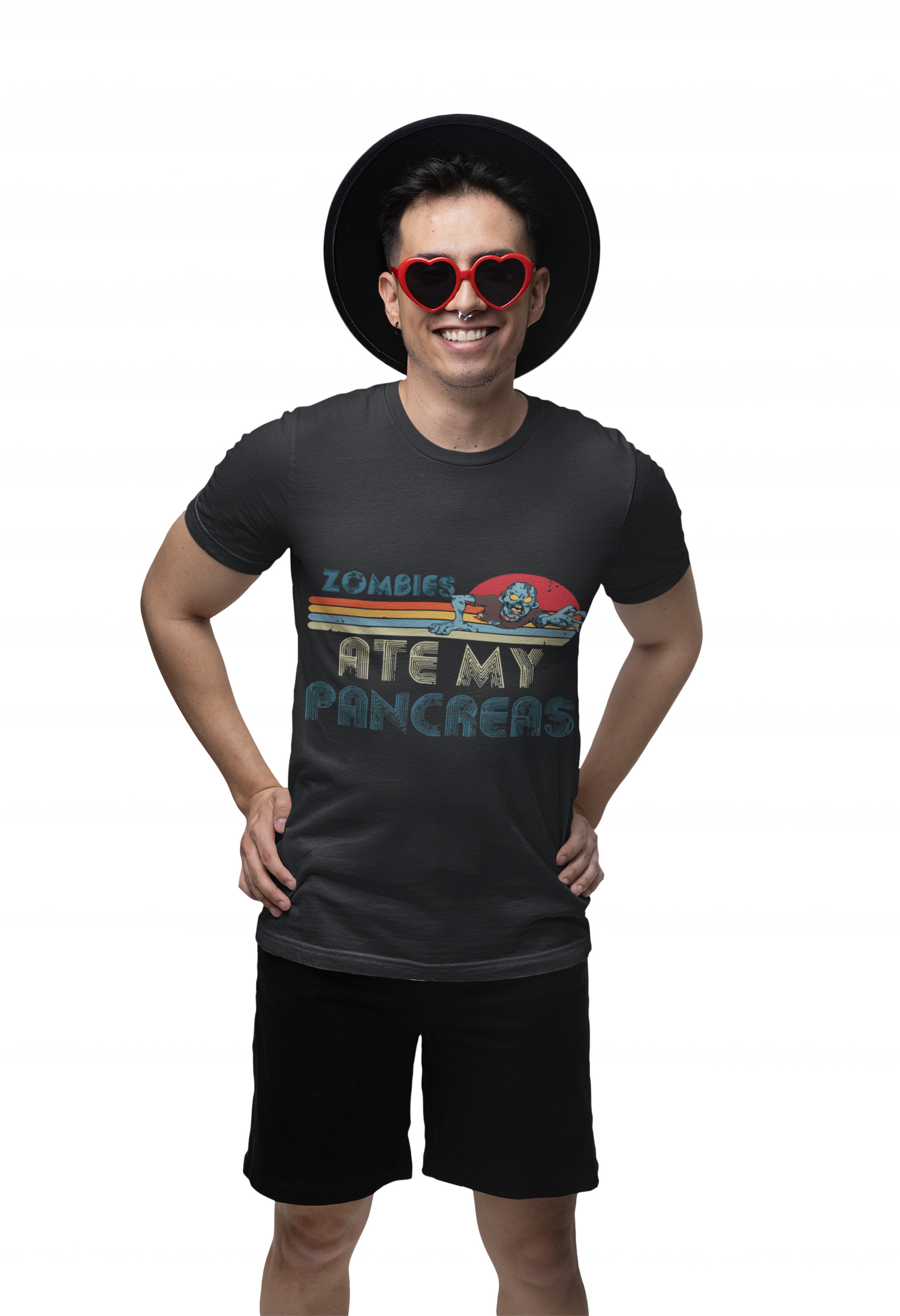 Youth Tee: 'Zombies Ate My Pancreas' Fun Graphic Shirt for Kids, Cool Summer Wardrobe, Birthday Gift, Halloween Costume, Unique Gift Idea