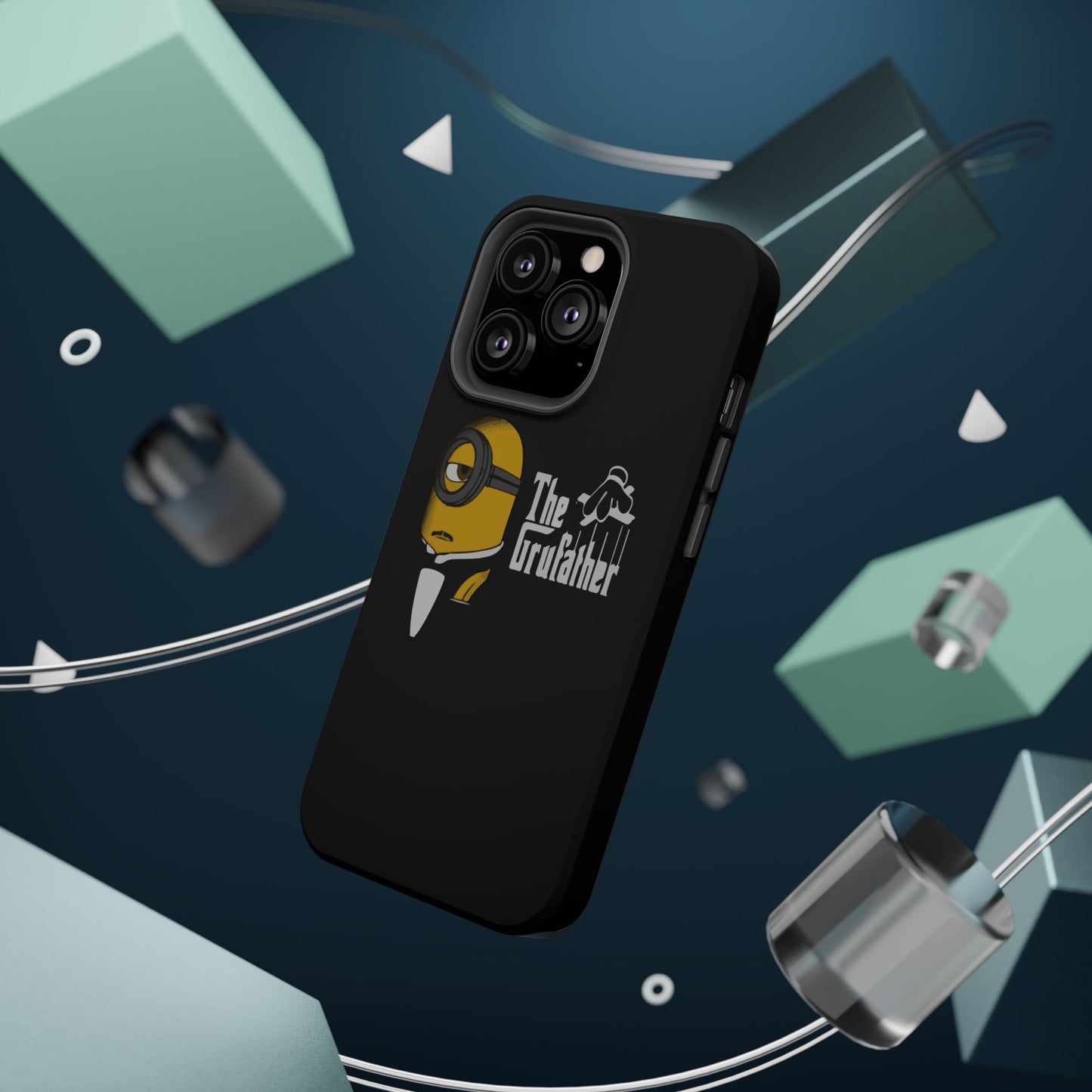 Magnetic Tough Cases: The Gruffather Phone Cover, Gift for Minions Fans, Unique Cell Phone Case, Durable Protective Case, Fun Cartoon Design