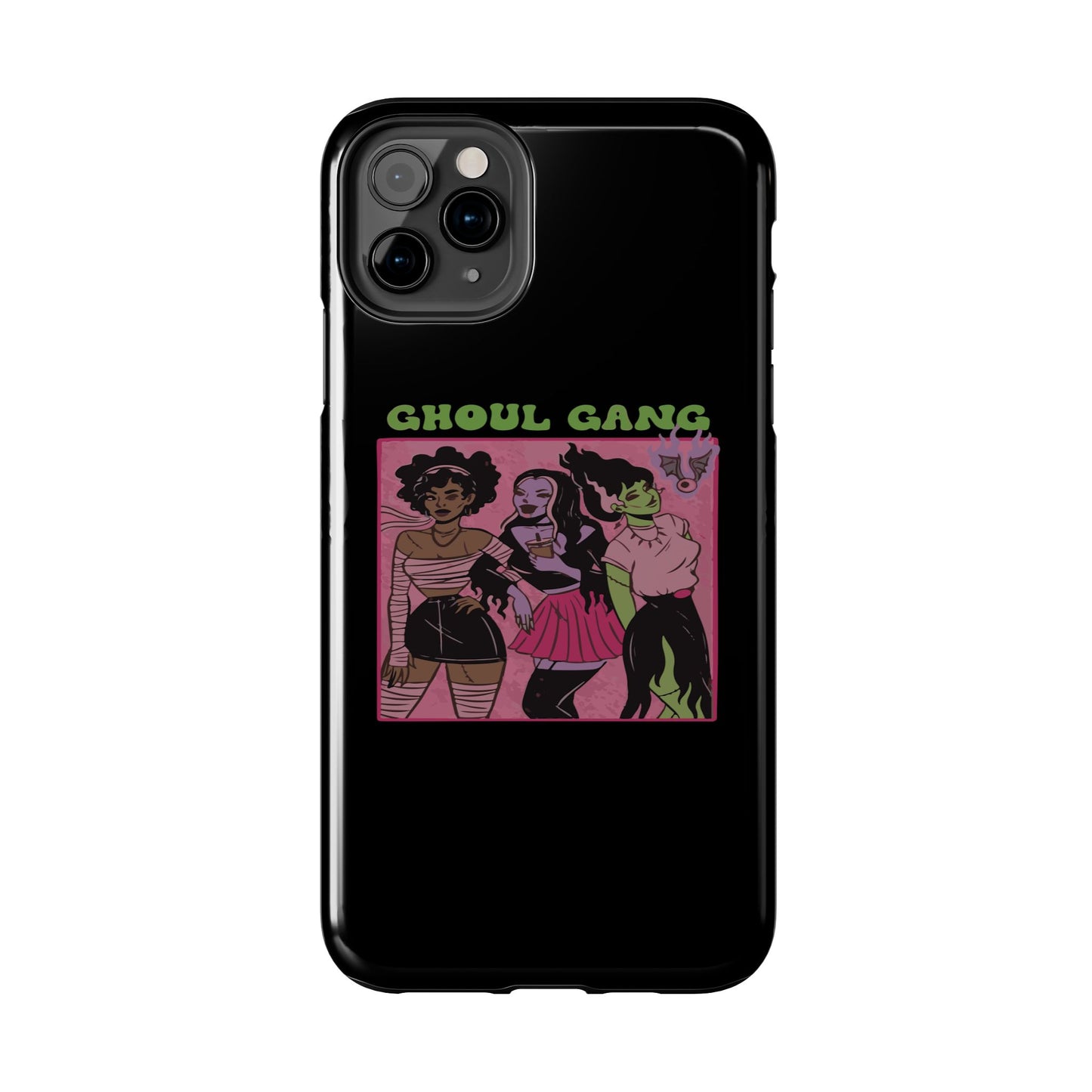 Ghoul Gang Tough Phone Cases | Unique Halloween Phone Cover, Cute Protective Case, Trendy Gift for Goth Fans, Spooky Style Accessory