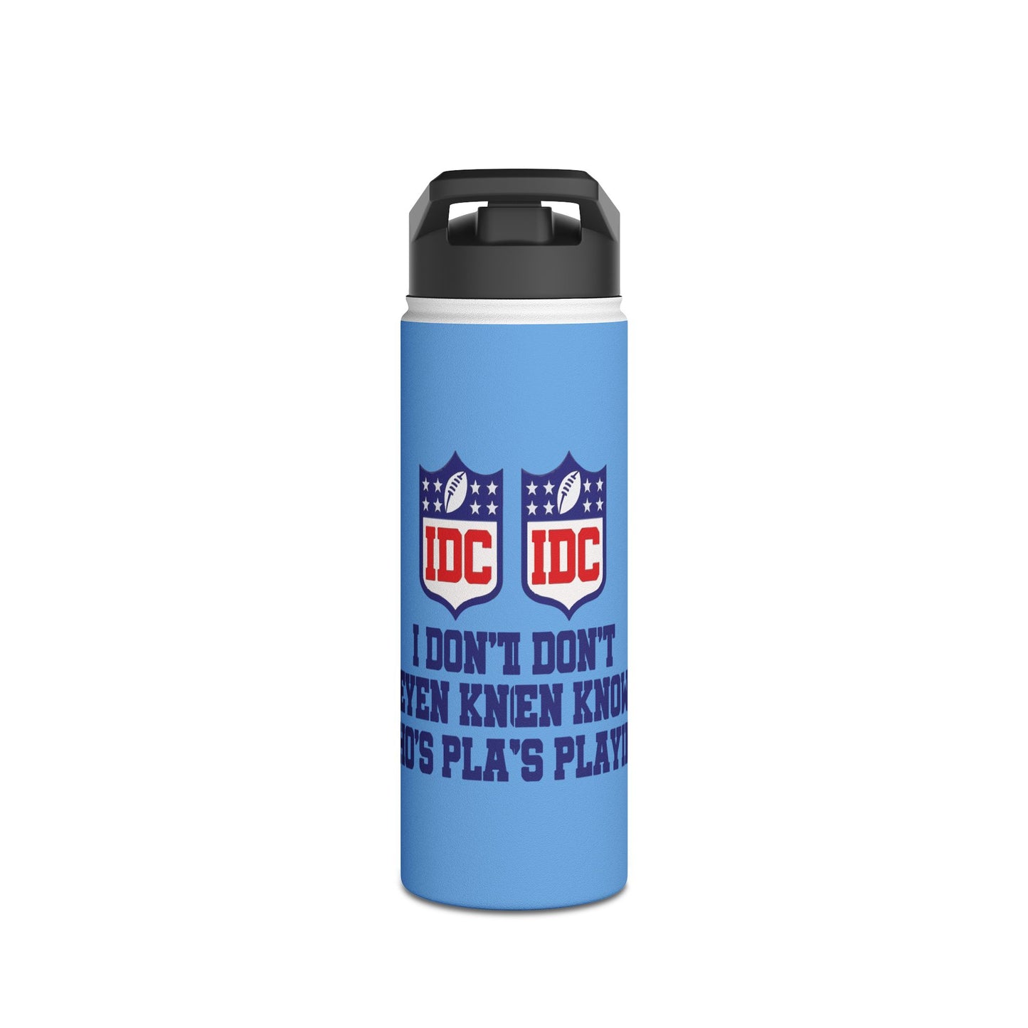 NFL Stainless Steel Water Bottle - Funny Sports Fan Gift, Hydration Flask for Game Days, Sports Events, Birthday Present, Home & Outdoors