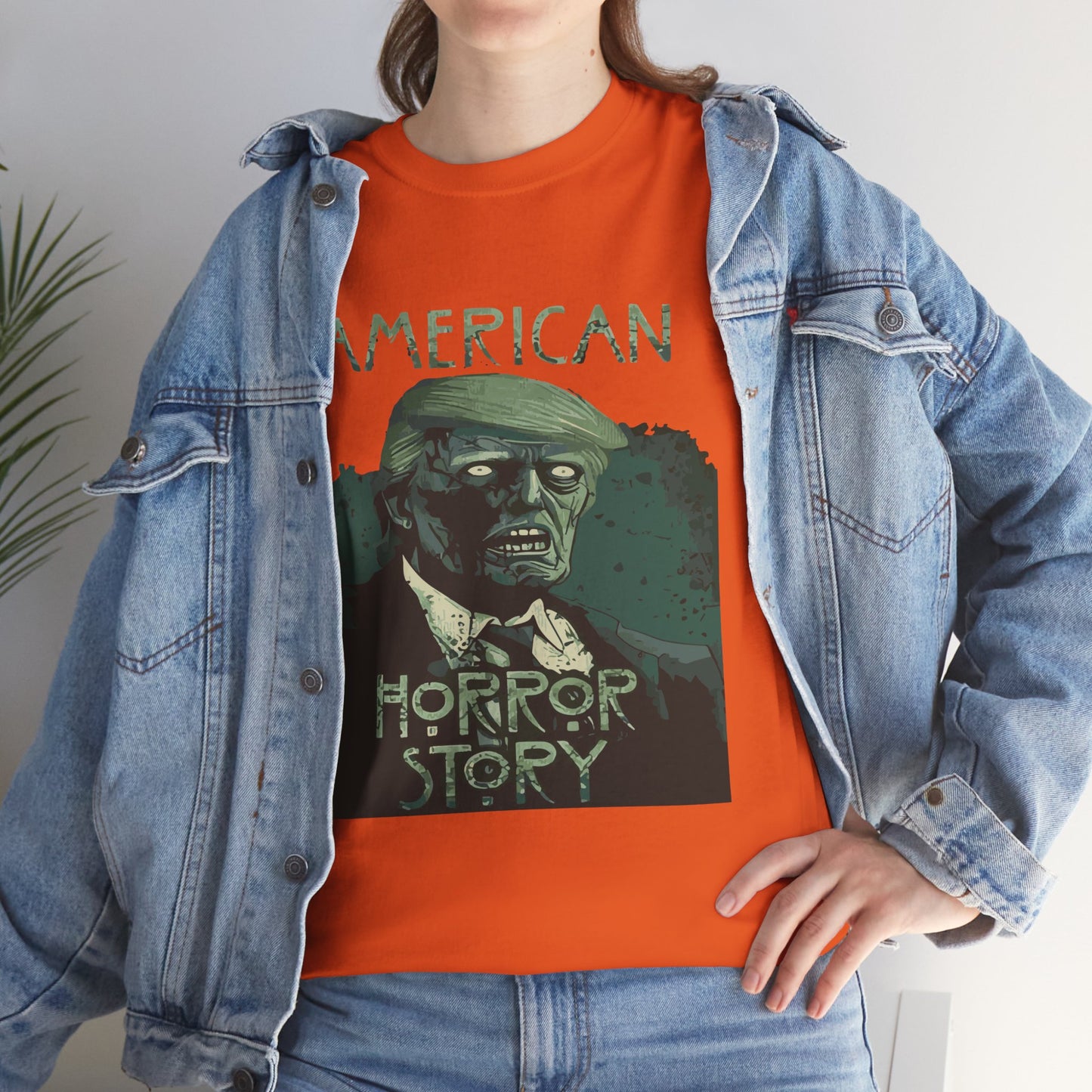 American Horror Story Unisex Heavy Cotton Tee, Horror Fan Gift, Graphic Tee, Halloween Costume, TV Show Merch