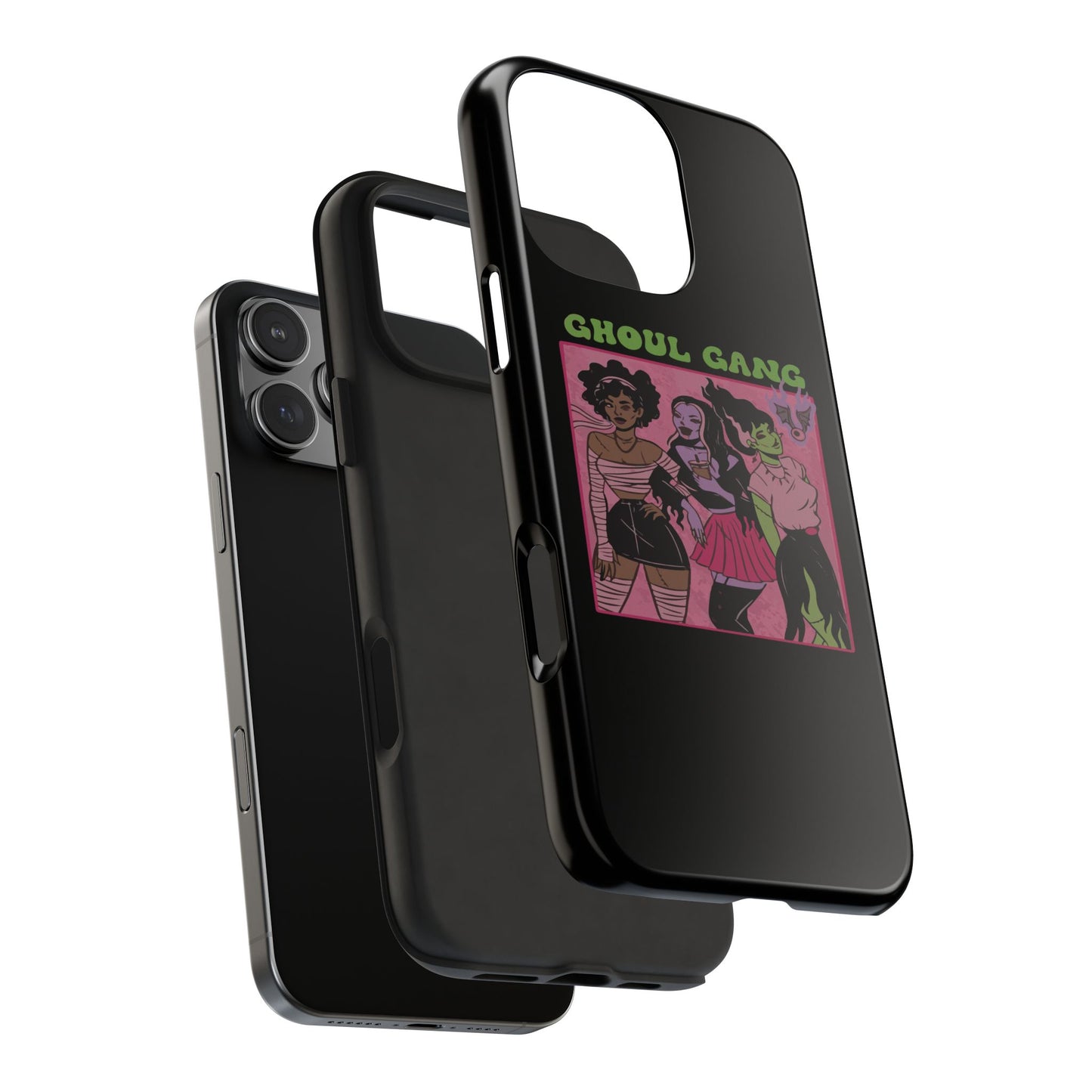 Ghoul Gang Tough Phone Cases | Unique Halloween Phone Cover, Cute Protective Case, Trendy Gift for Goth Fans, Spooky Style Accessory