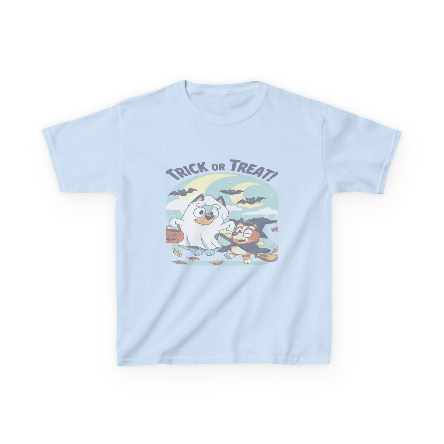 Kids Halloween T-Shirt, Trick or Treat Tee, Fun Ghost & Owl Shirt, Spooky Season Apparel, Cute Costume Top for Kids
