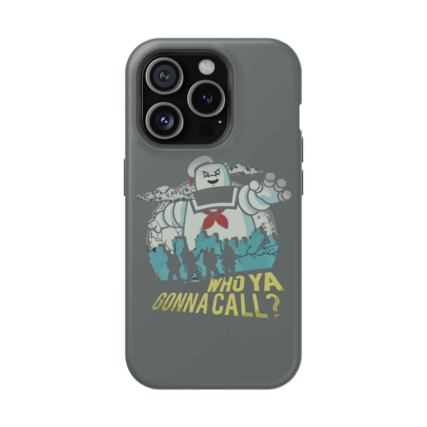 Ghostbuster-Inspired Tough Phone Case - Who Ya Gonna Call? - Perfect for Fans, Gift for Halloween, Geeky Accessories, Durable Protection
