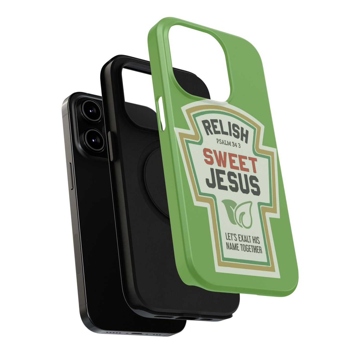 Relish Sweet Jesus Phone Case, Christian Gift, Impact-Resistant Case, Religious Phone Accessory, Faith-Based Present, Celebration Case
