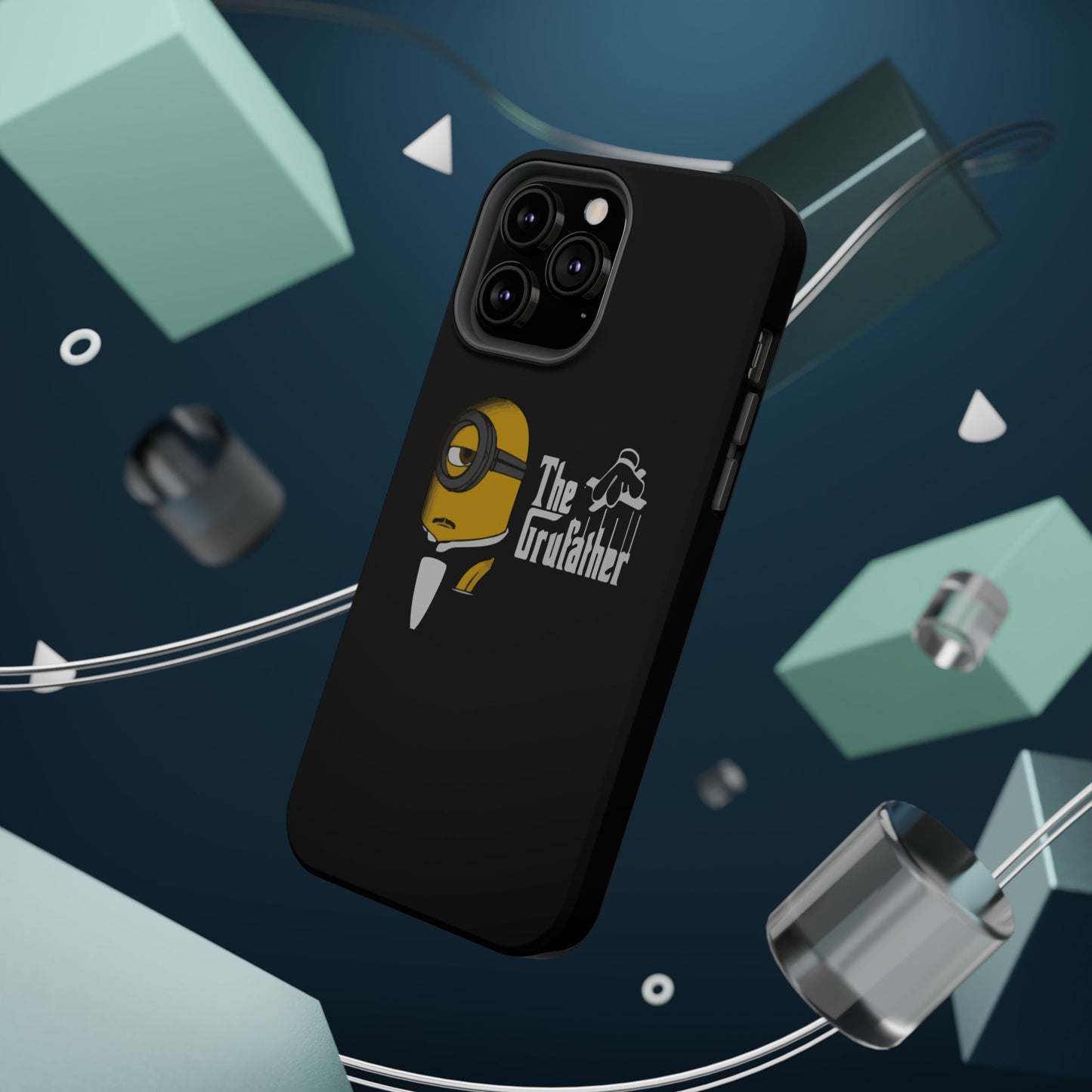 Magnetic Tough Cases: The Gruffather Phone Cover, Gift for Minions Fans, Unique Cell Phone Case, Durable Protective Case, Fun Cartoon Design