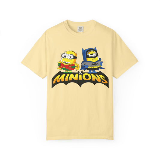 Minions Superhero Unisex T-shirt, Fun Gift for Kids, Cartoon Apparel, Birthday Party Outfit, Family Movie Night Wear