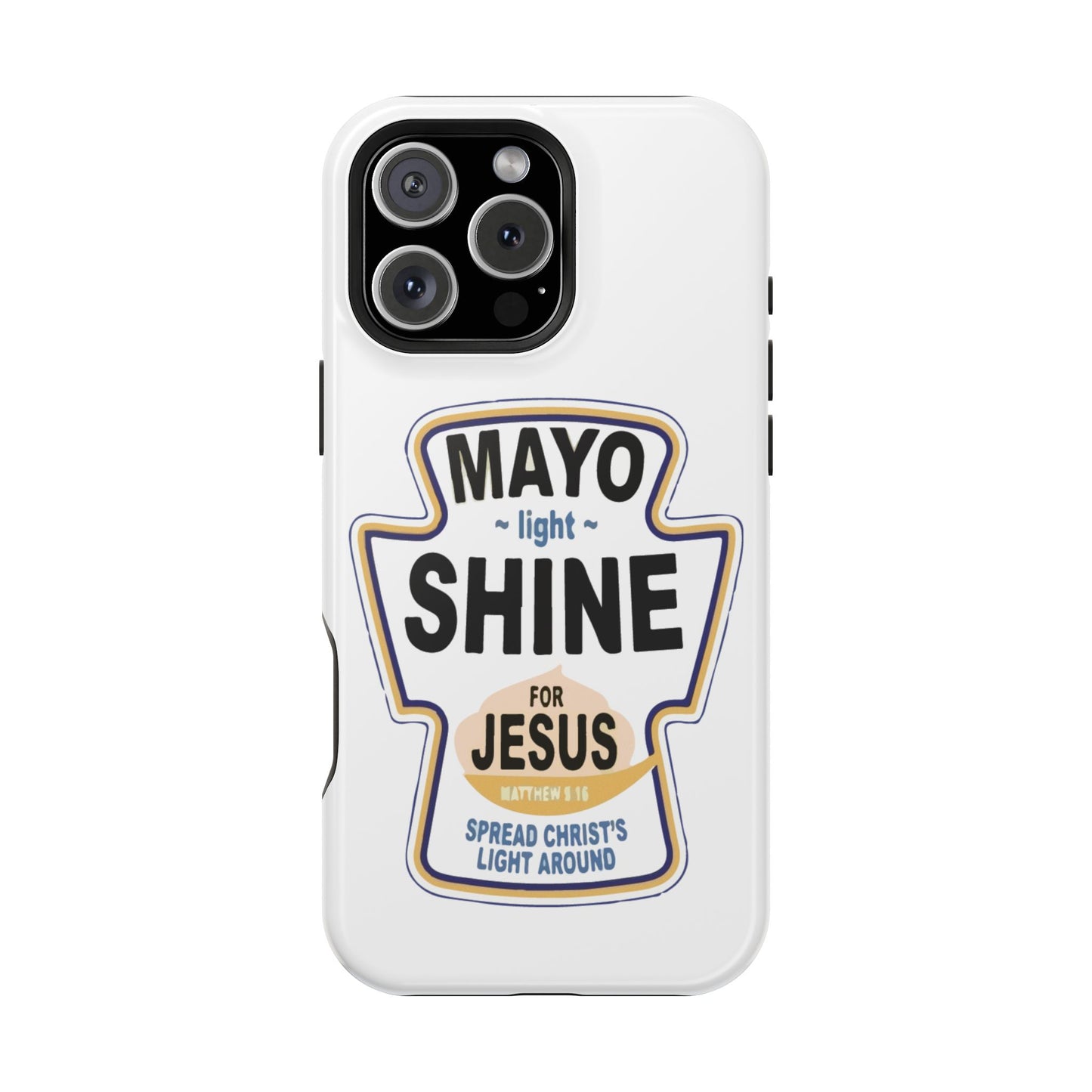 Jesus Message Impact-Resistant Case, Faith-Based Phone Cover, Inspirational Tech Accessory, Christian Gift, Bible Verse Case