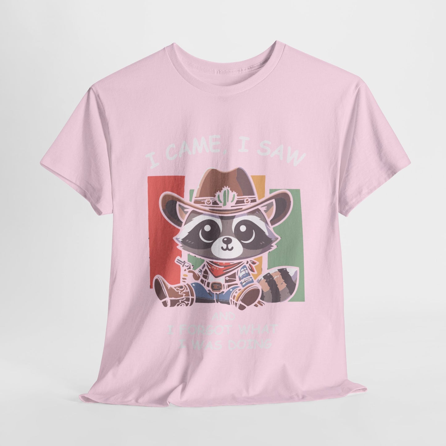 Fun Raccoon Graphic Tee, Cute Funny Animal T-Shirt, Unique Gift, Unisex Cotton Tee, Casual Wear, Birthday Gift, Humor Shirt