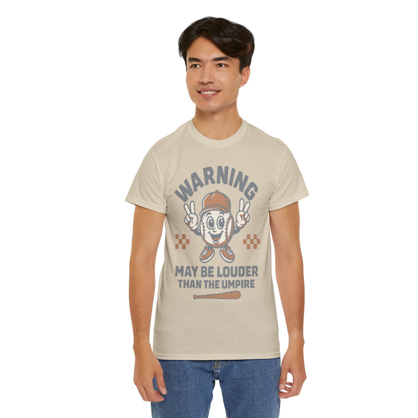 Warning T-Shirt, Fun Umpire Tee, Unique Sports Gift, Casual Wear, Perfect for Baseball Fans