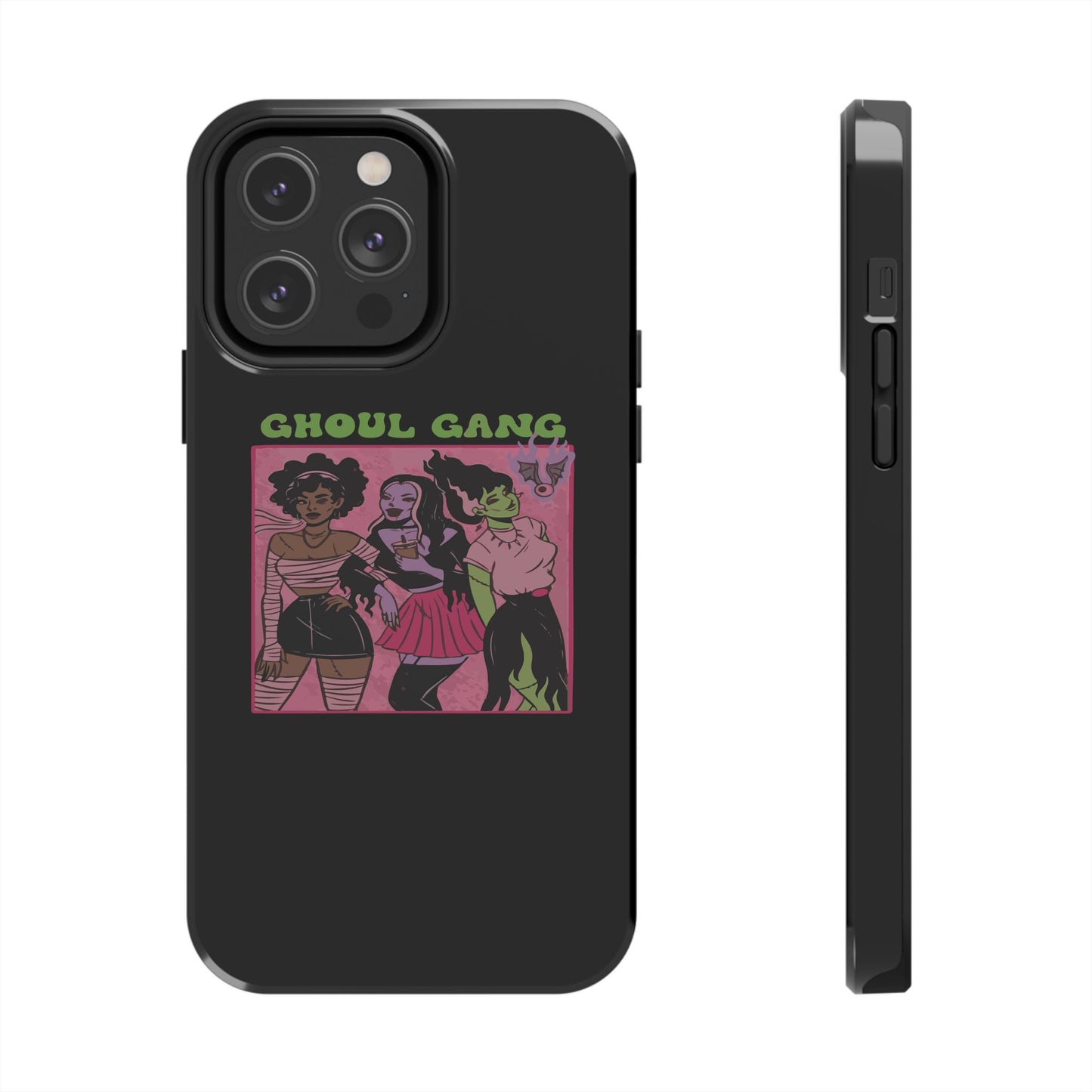 Ghoul Gang Tough Phone Cases | Unique Halloween Phone Cover, Cute Protective Case, Trendy Gift for Goth Fans, Spooky Style Accessory