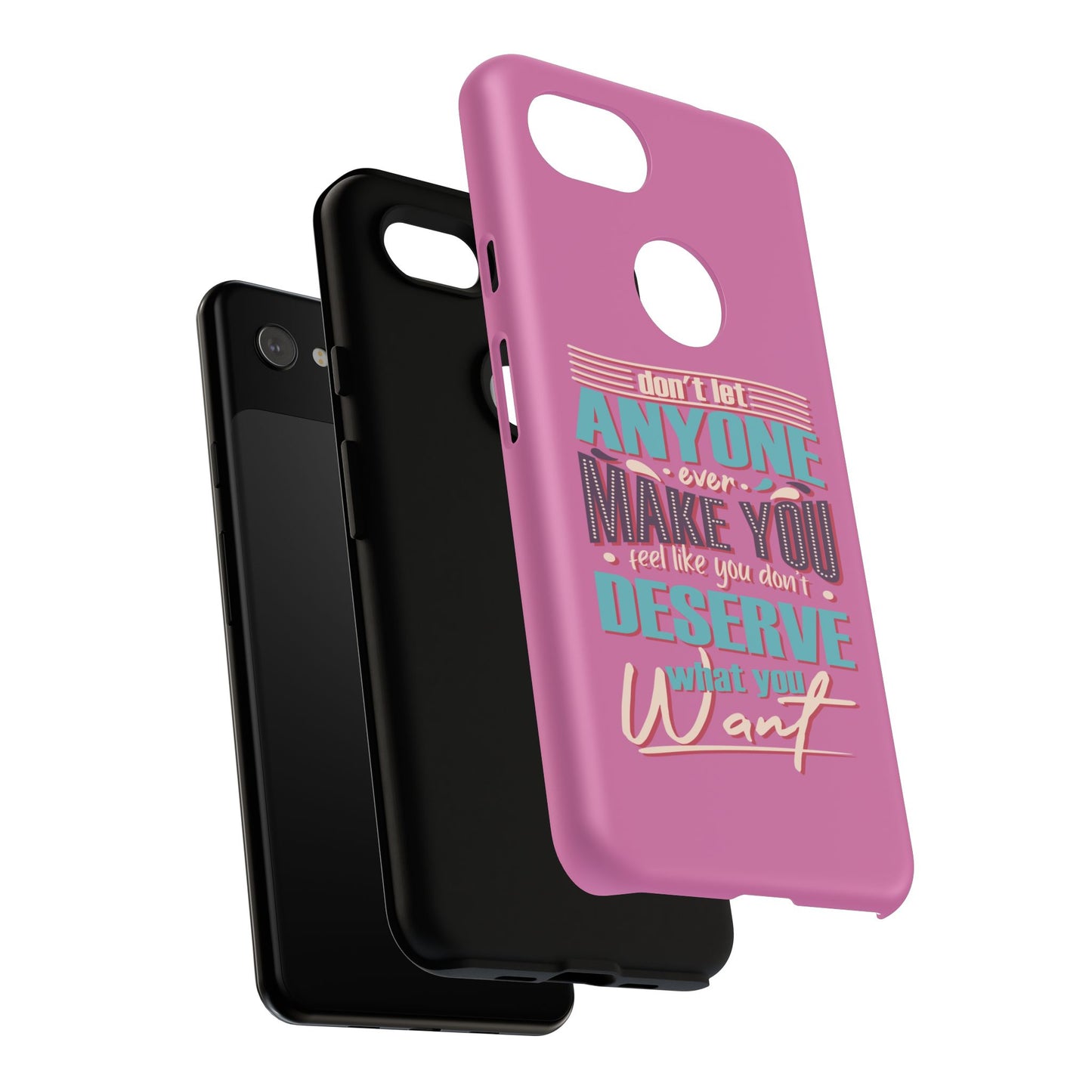 Inspirational Phone Case, Motivational Phone Cover, Tough Cases for Her, Gift for Friends, Self-Love Quote Case
