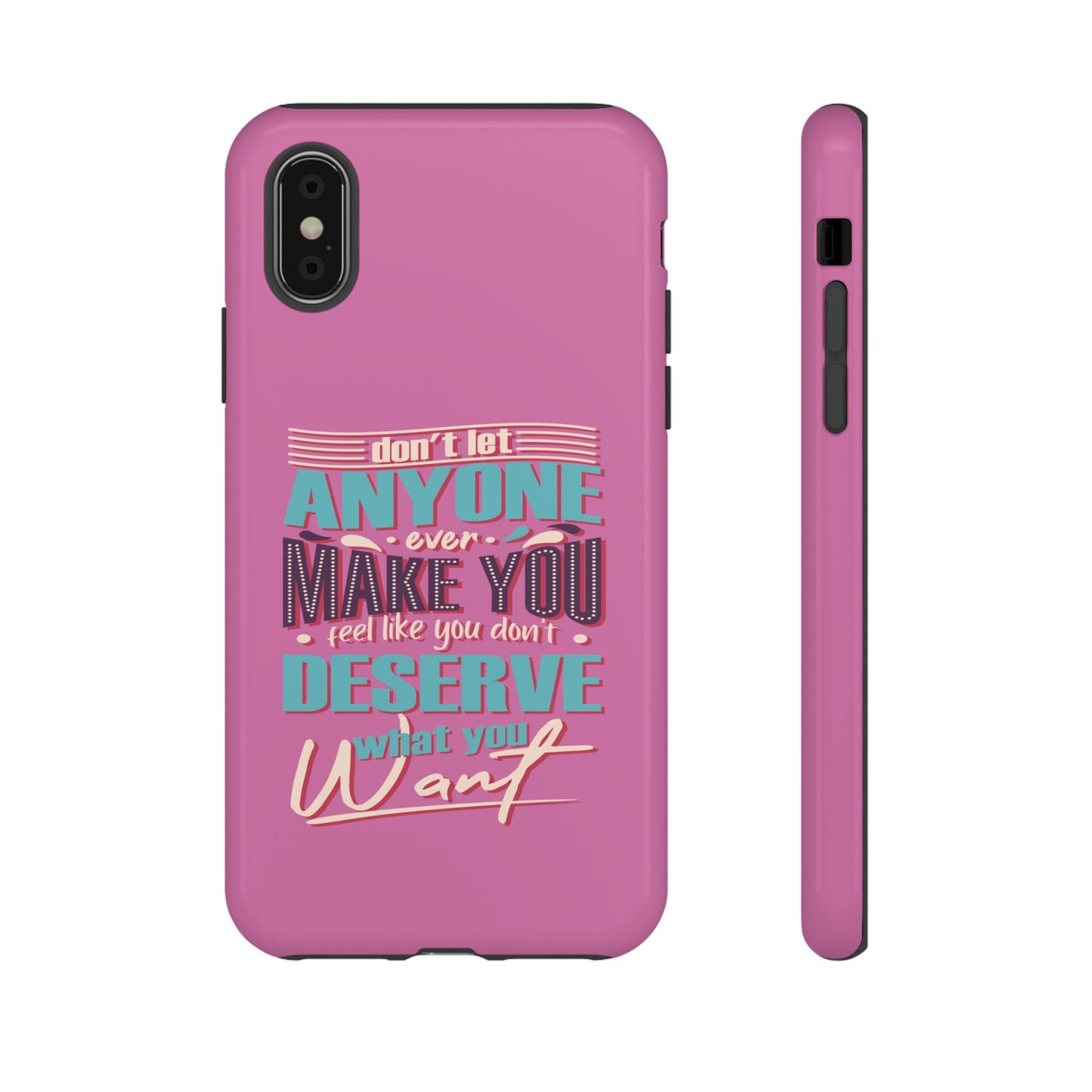 Inspirational Phone Case, Motivational Phone Cover, Tough Cases for Her, Gift for Friends, Self-Love Quote Case