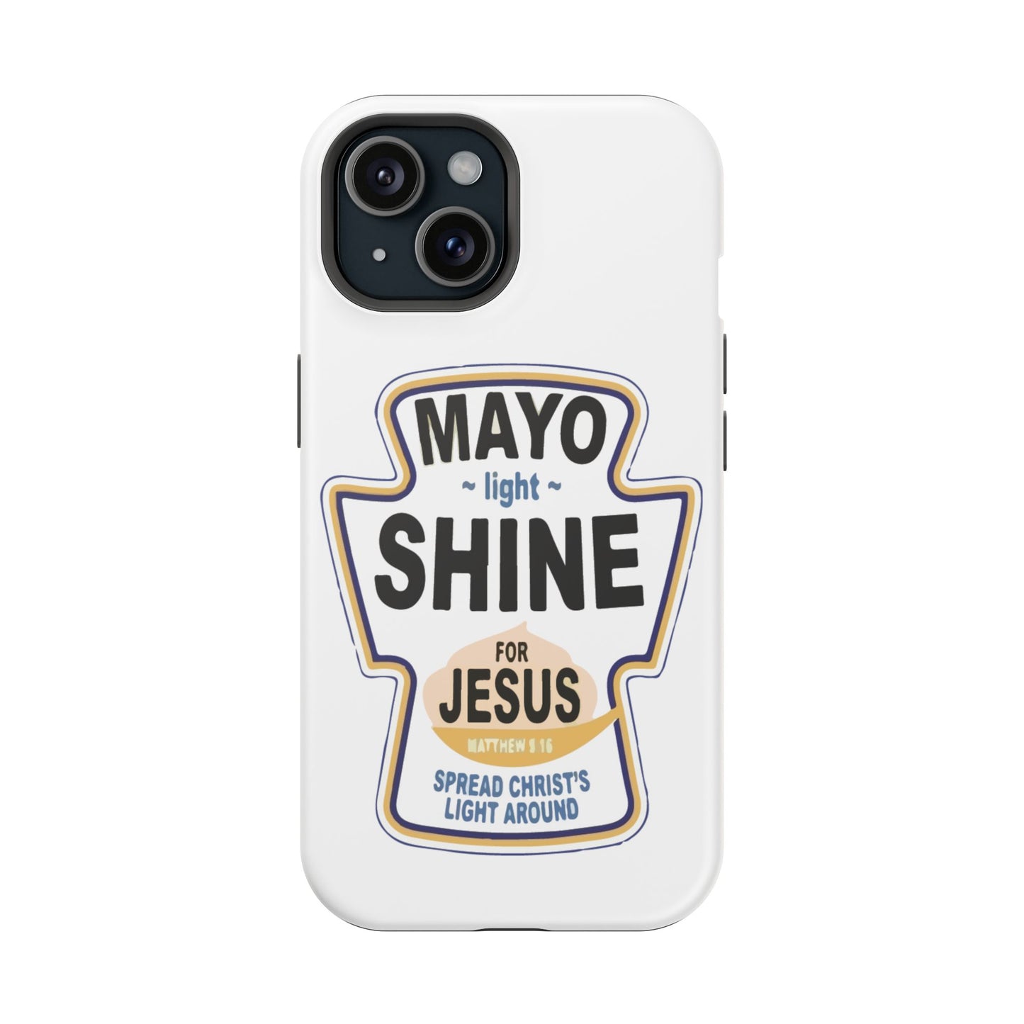Jesus Message Impact-Resistant Case, Faith-Based Phone Cover, Inspirational Tech Accessory, Christian Gift, Bible Verse Case