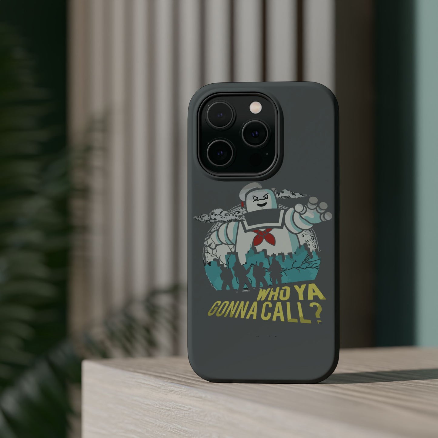 Ghostbuster-Inspired Tough Phone Case - Who Ya Gonna Call? - Perfect for Fans, Gift for Halloween, Geeky Accessories, Durable Protection