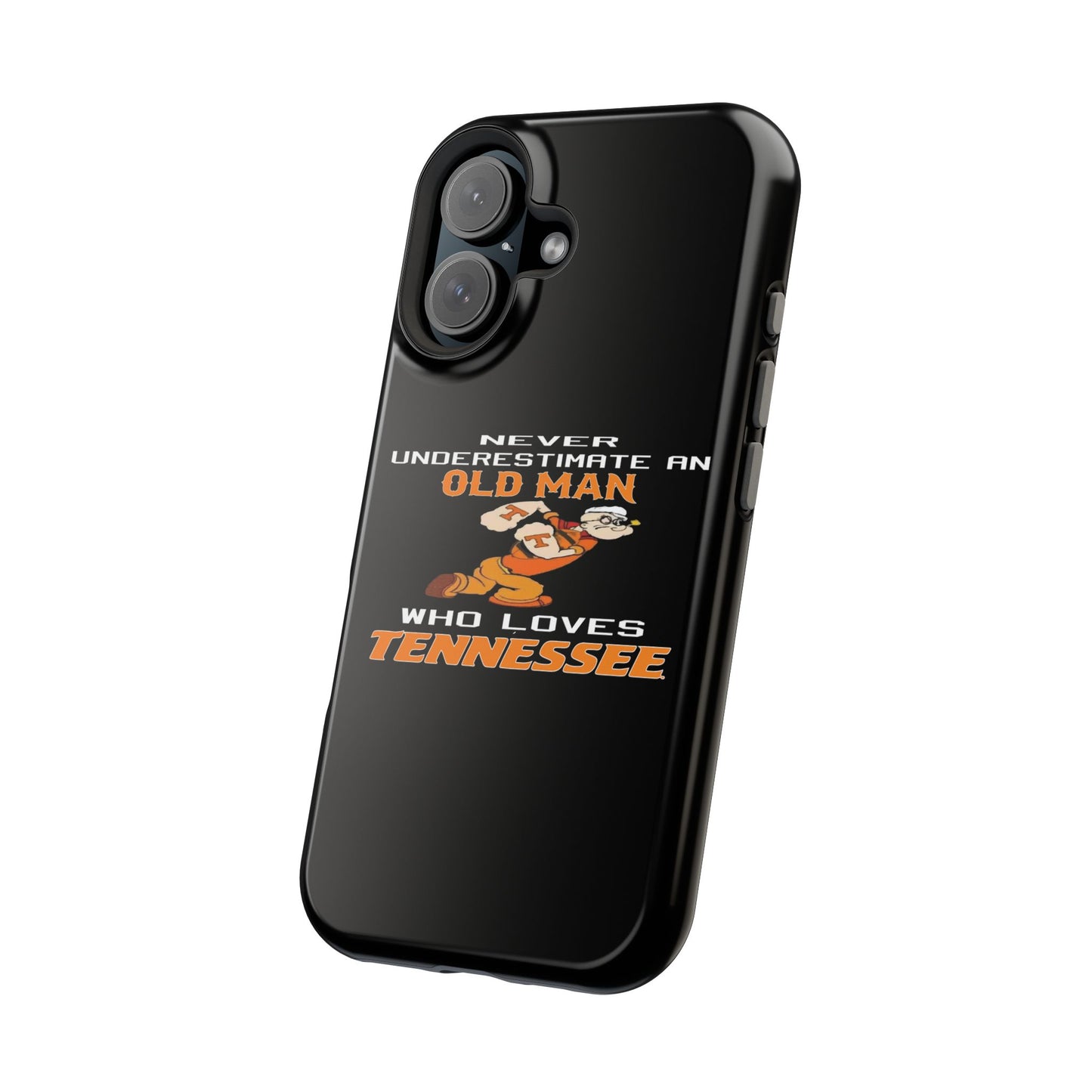 Tough Phone Case, Old Man Who Loves Tennessee, Gift for Grandpa, Tennessee Pride, Men's Accessories, Father's Day, Custom Cases