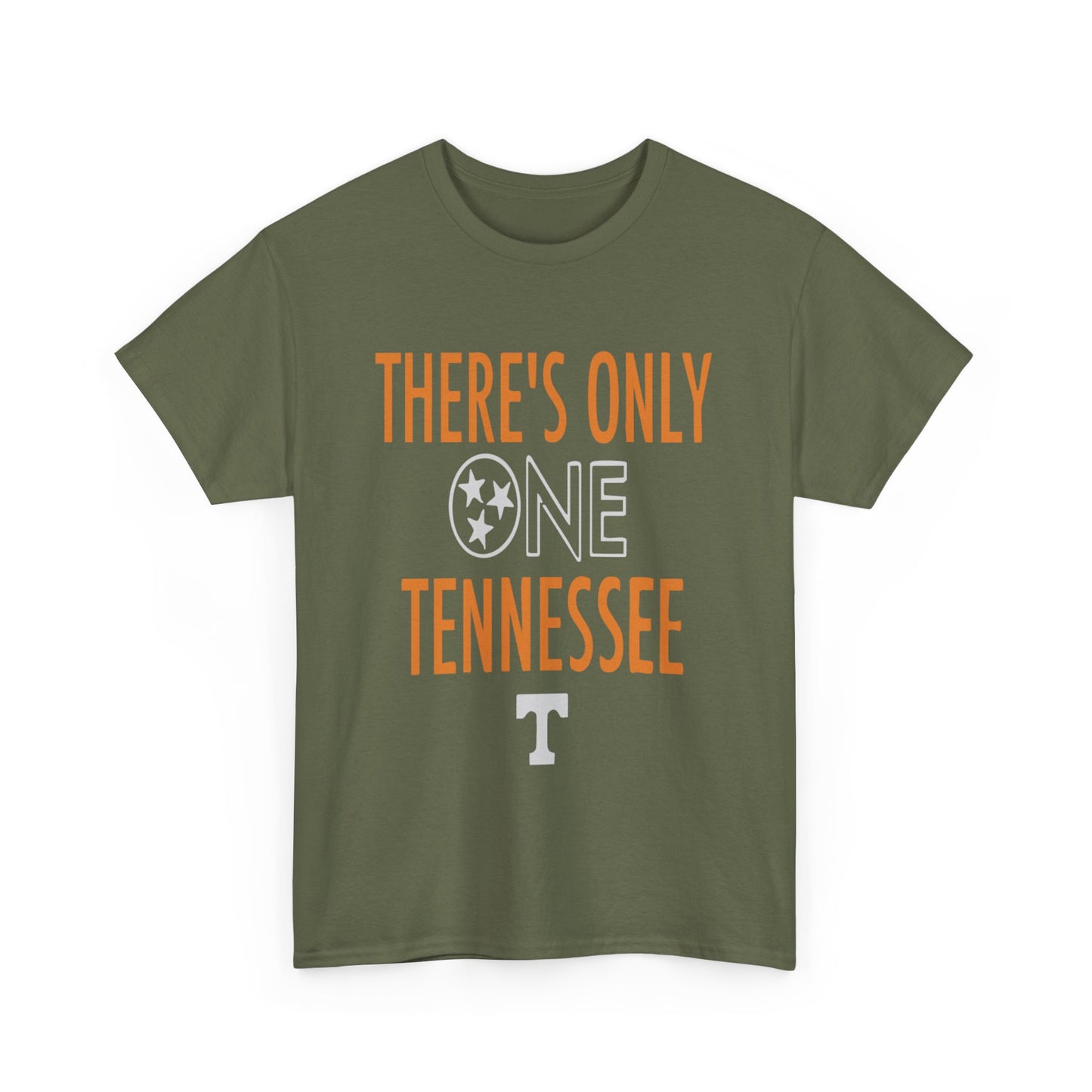 Tennessee Pride Tee, Unisex Heavy Cotton Tee, Tennessee Fans Gift, College Sports Apparel, Casual Everyday Wear, State Pride Shirt