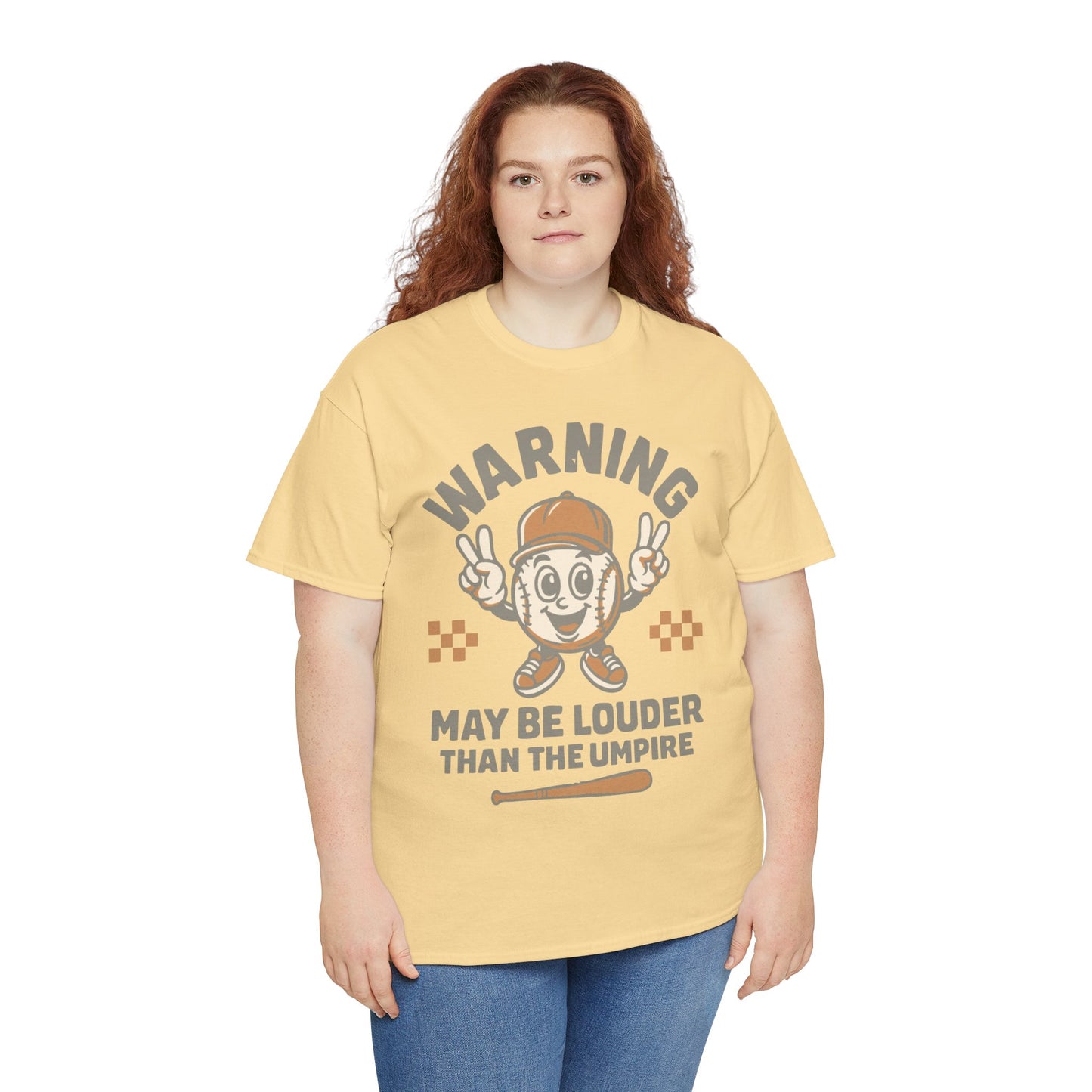 Warning T-Shirt, Fun Umpire Tee, Unique Sports Gift, Casual Wear, Perfect for Baseball Fans