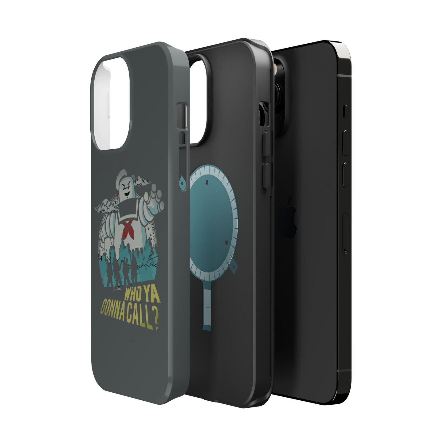 Ghostbuster-Inspired Tough Phone Case - Who Ya Gonna Call? - Perfect for Fans, Gift for Halloween, Geeky Accessories, Durable Protection