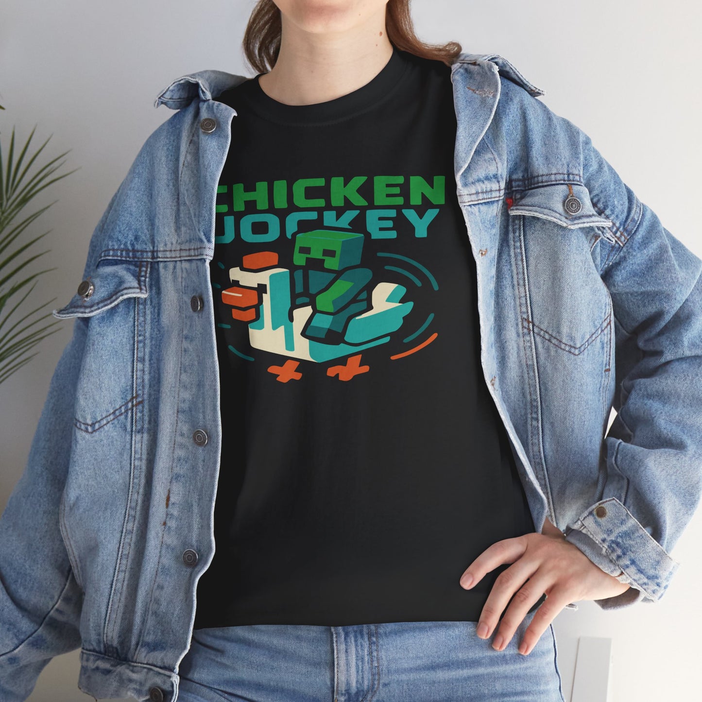 Chicken Jockey Minecraft T-shirt