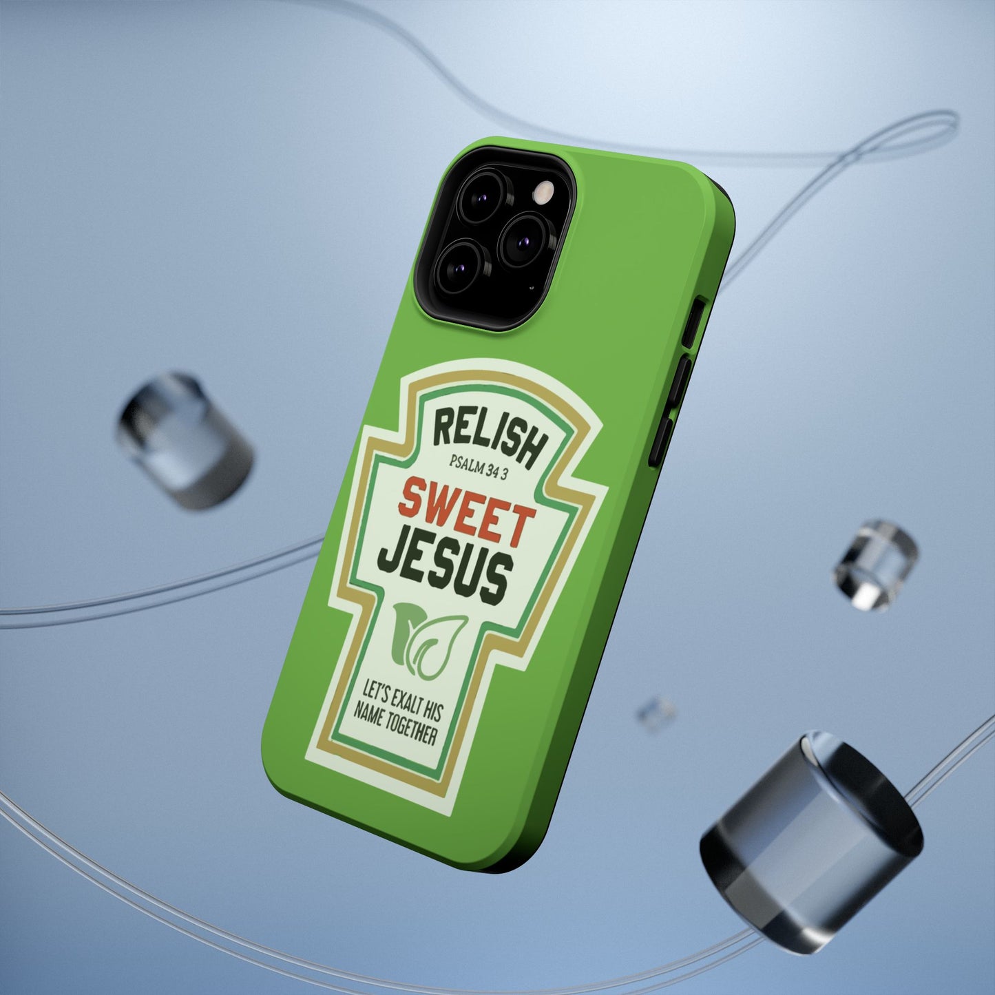 Relish Sweet Jesus Phone Case, Christian Gift, Impact-Resistant Case, Religious Phone Accessory, Faith-Based Present, Celebration Case