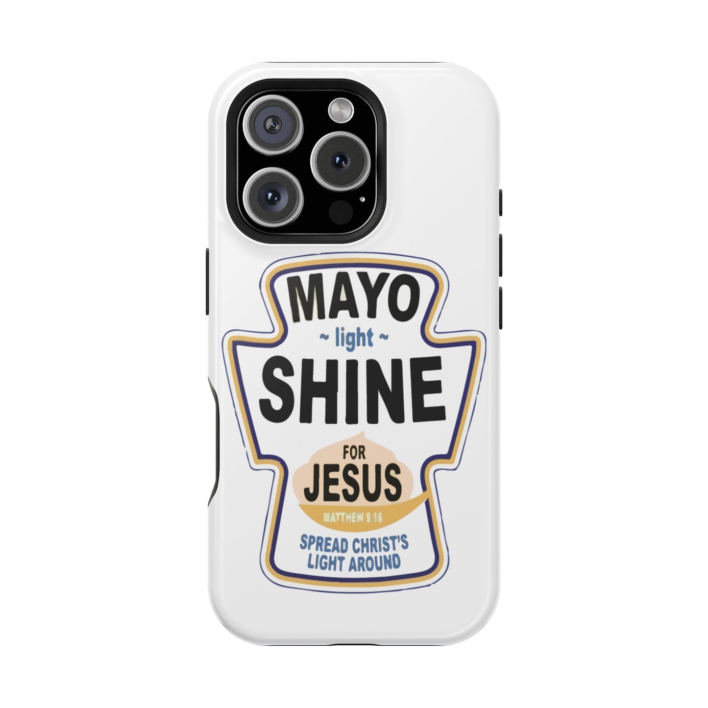Jesus Message Impact-Resistant Case, Faith-Based Phone Cover, Inspirational Tech Accessory, Christian Gift, Bible Verse Case