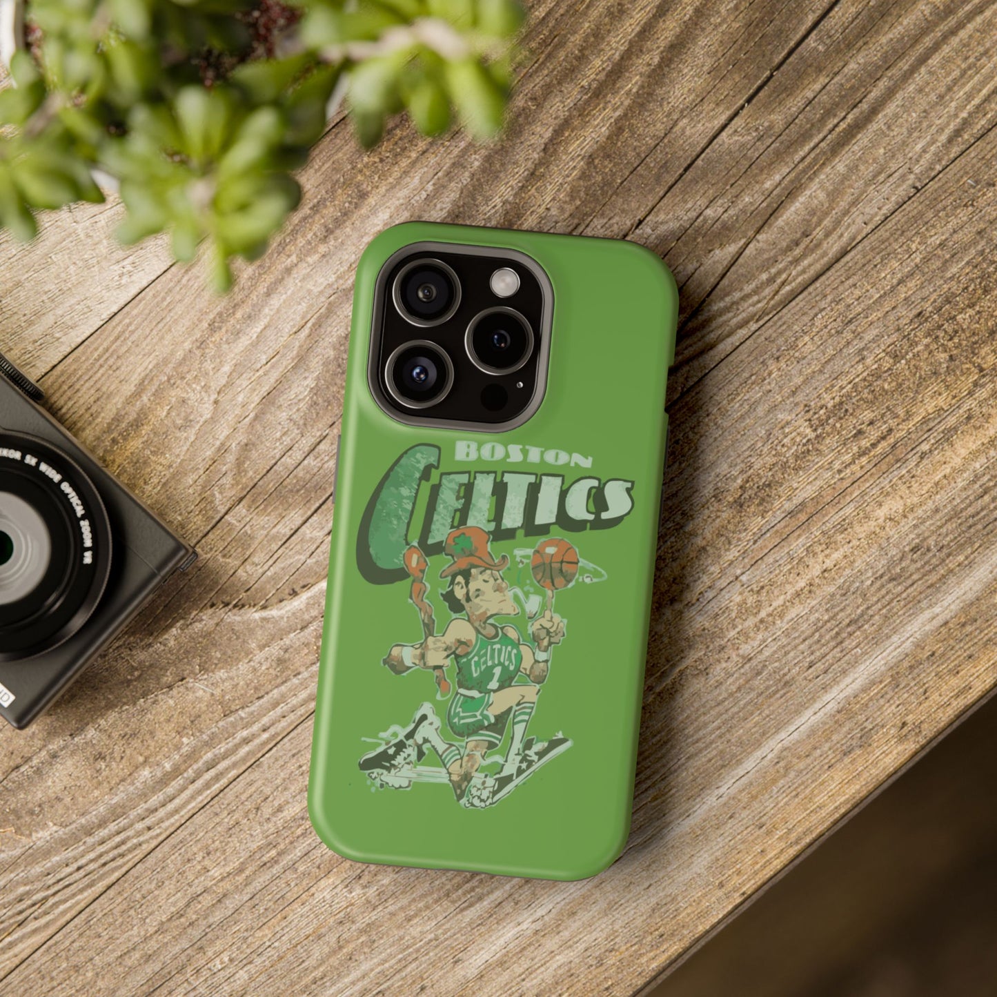 Boston Celtics Impact-Resistant Phone Case, Basketball Phone Cover, Sports Fan Gift, Sturdy Phone Case, NBA Merchandise, Team Spirit Decor