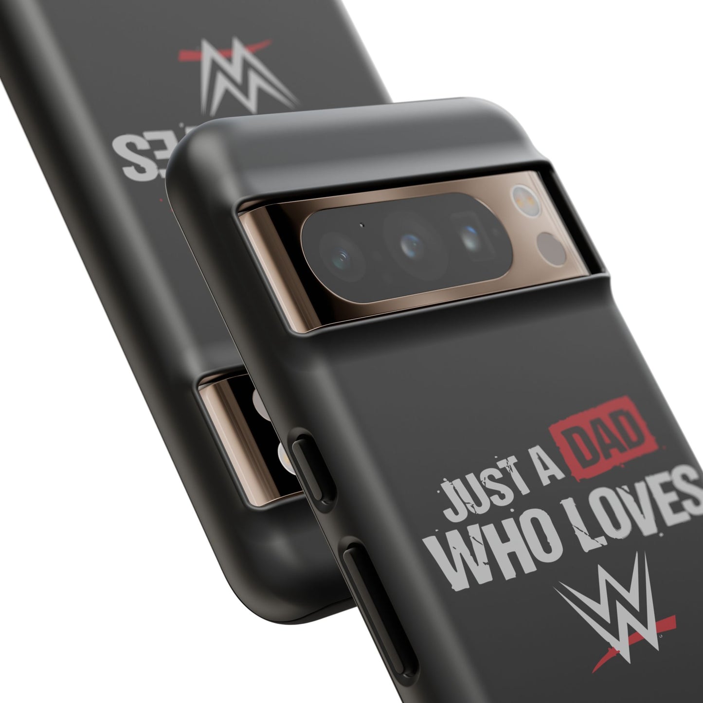 WWE Dad Phone Case, Tough Cases for Fathers, Gifts for Dad, Father's Day, Wrestling Fan Merchandise, Just a Dad Who Loves WWE