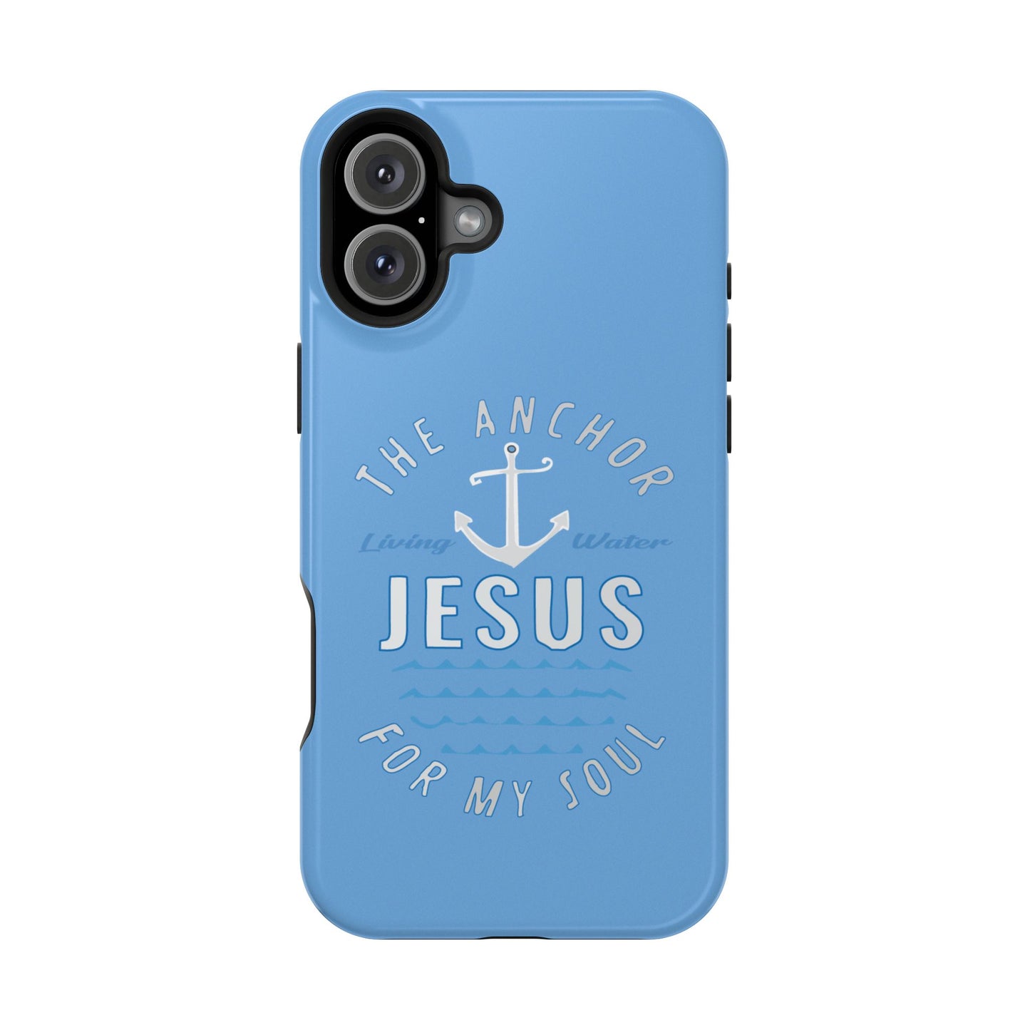 Jesus Anchor Phone Case, Christian Tech Accessories, Inspirational Gifts, Unique Phone Covers, Faith-Based Decor