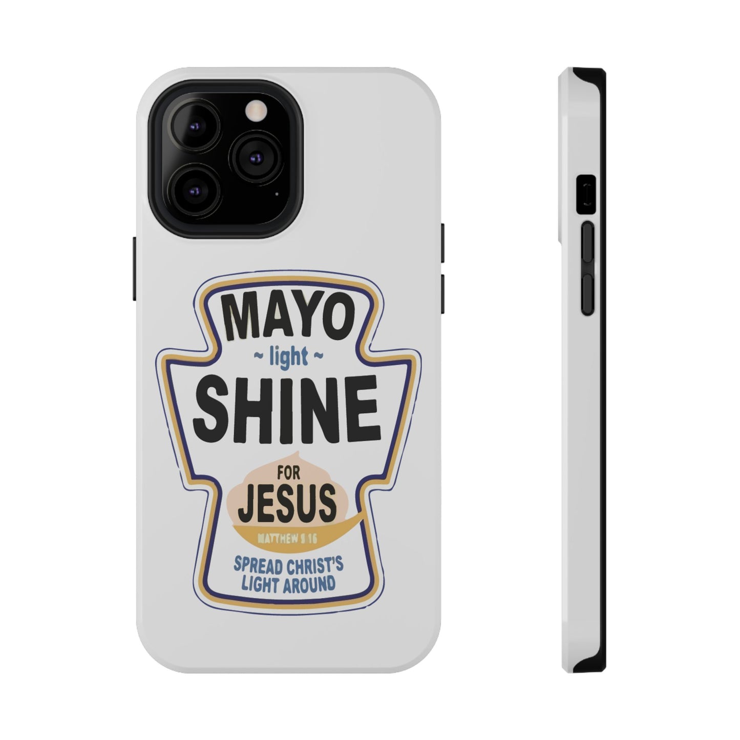 Jesus Message Impact-Resistant Case, Faith-Based Phone Cover, Inspirational Tech Accessory, Christian Gift, Bible Verse Case