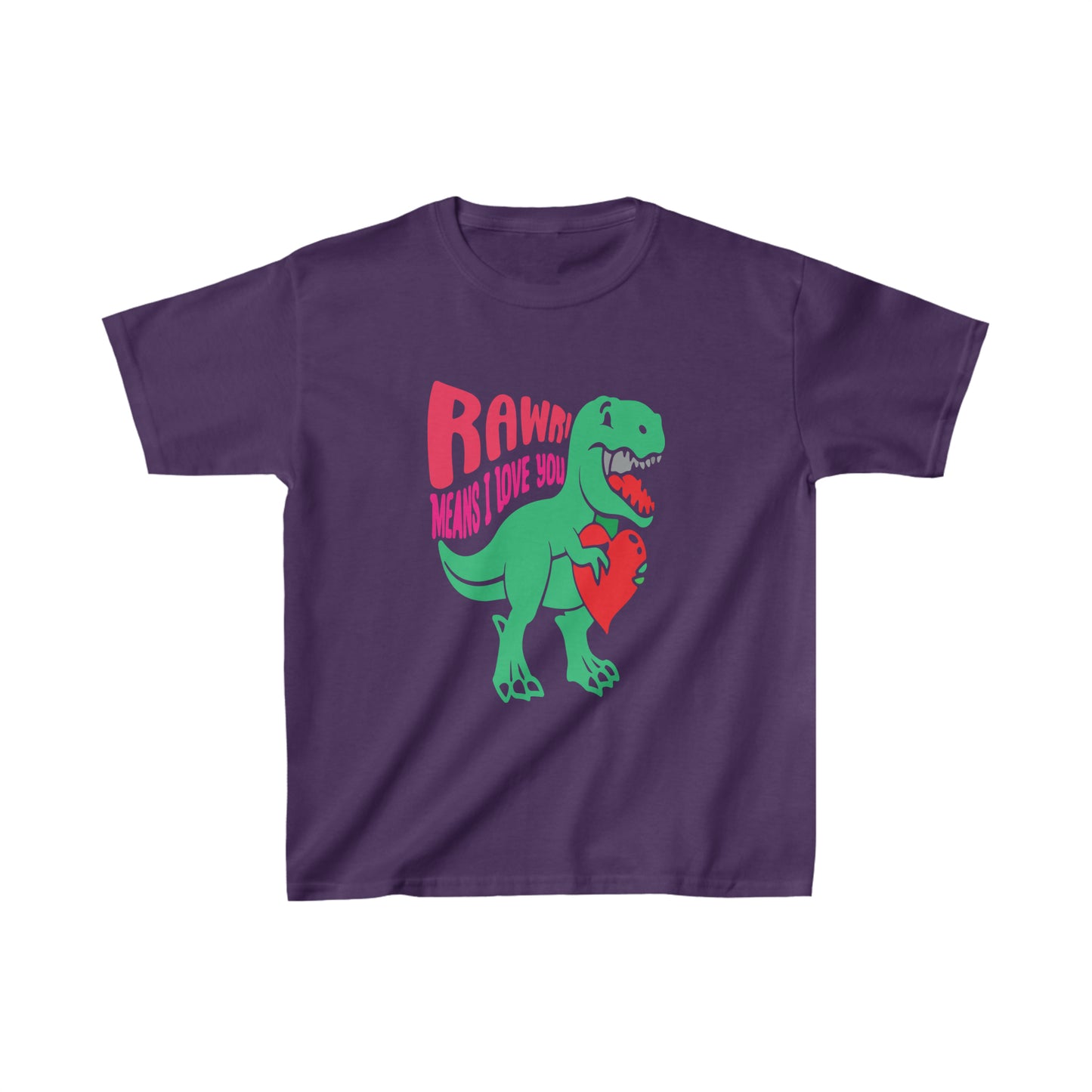 Rawr Means I love You Kids Heavy Cotton™ Tee