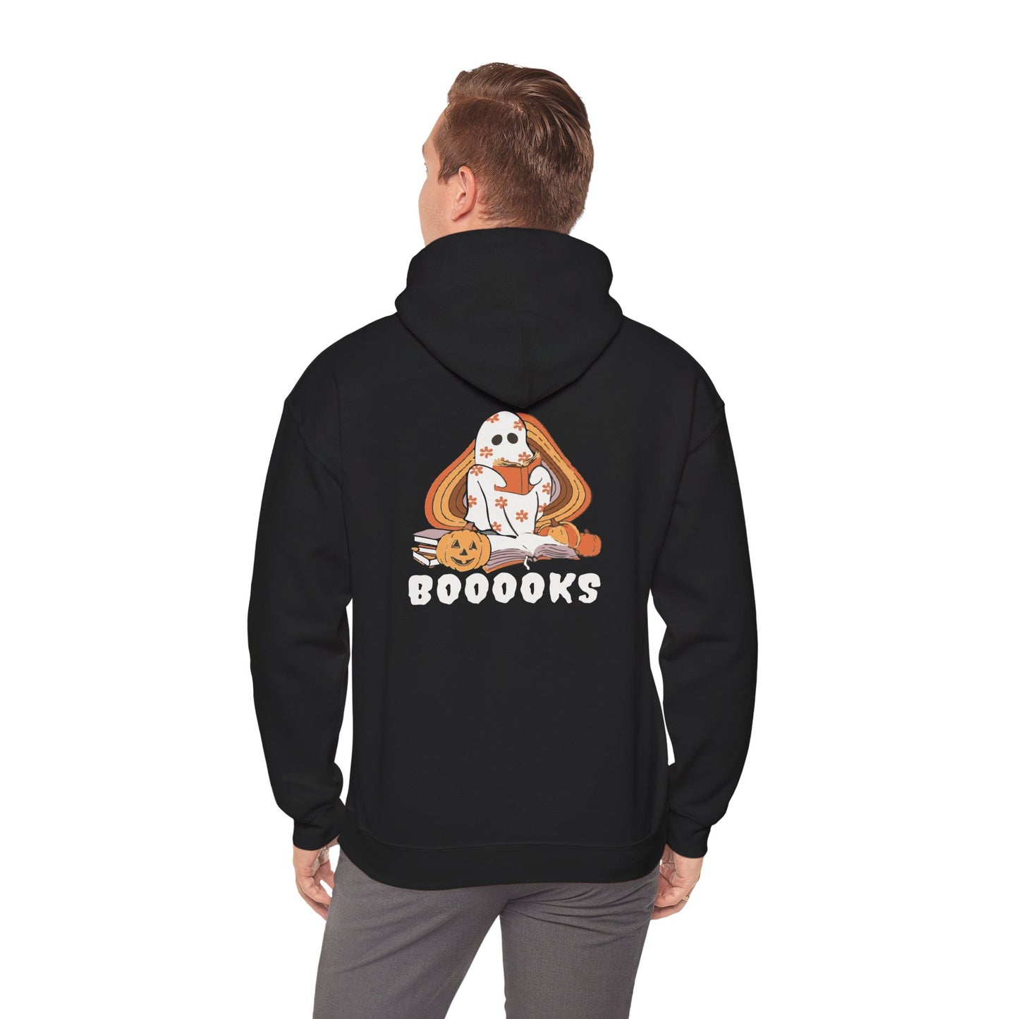 Cozy Halloween Cat Hoodie | Unisex Sweatshirt for Fall, Autumn Vibes, Casual Wear, Gift for Cat Lovers, Spooky Season