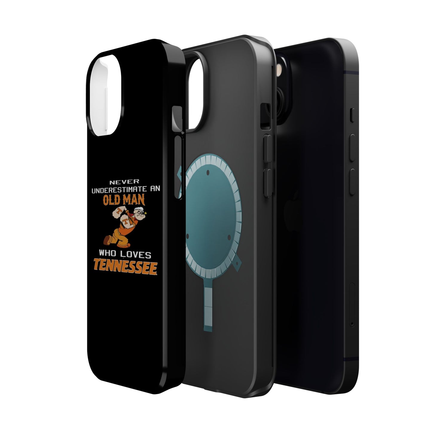 Tough Phone Case, Old Man Who Loves Tennessee, Gift for Grandpa, Tennessee Pride, Men's Accessories, Father's Day, Custom Cases