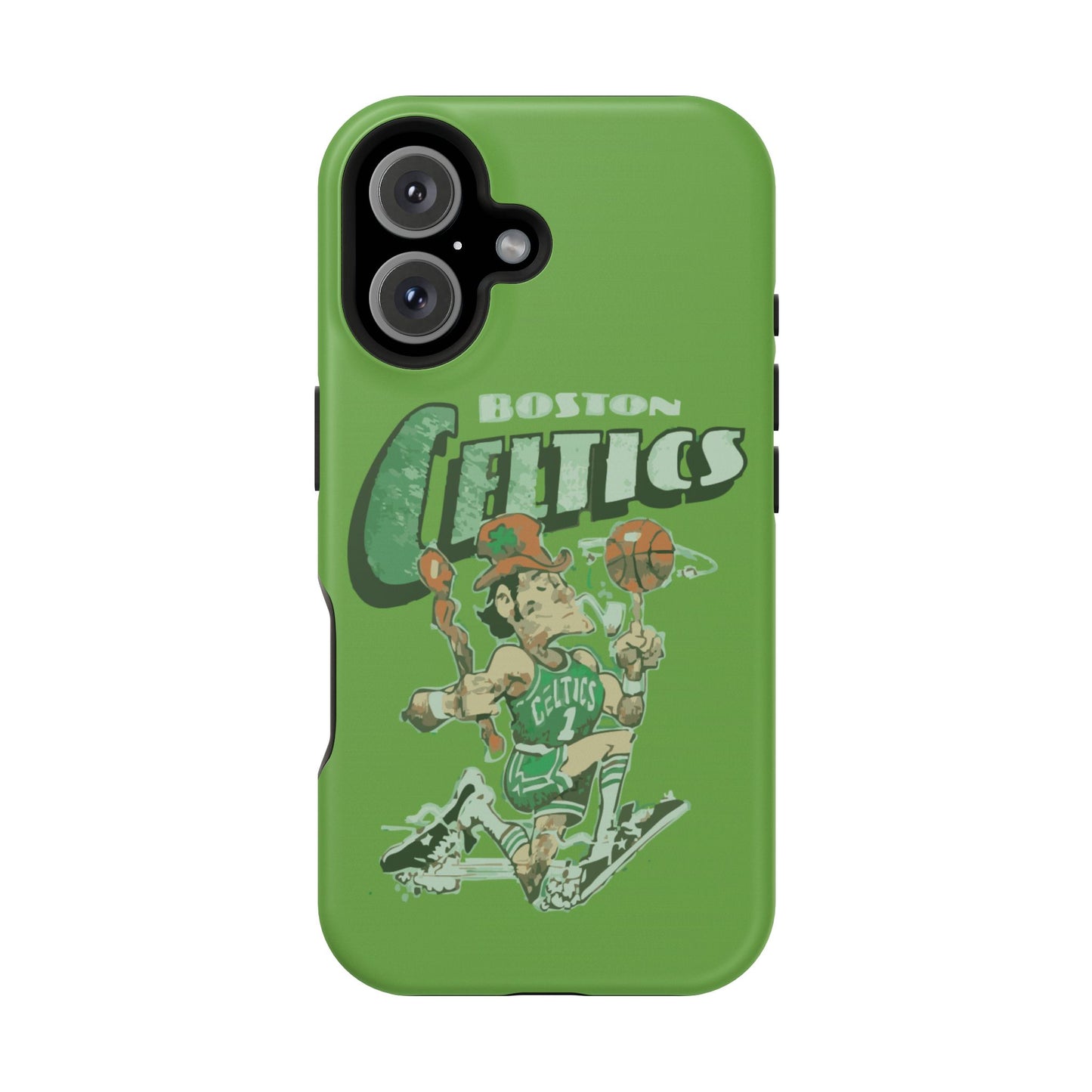 Boston Celtics Impact-Resistant Phone Case, Basketball Phone Cover, Sports Fan Gift, Sturdy Phone Case, NBA Merchandise, Team Spirit Decor