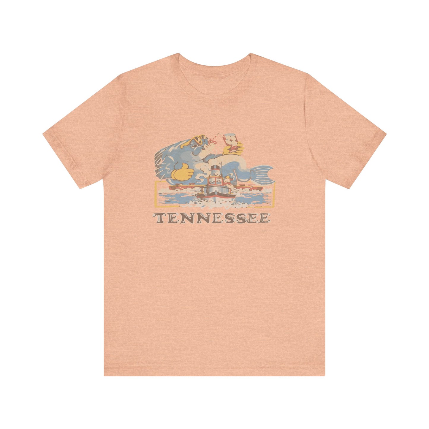 Tennessee Vintage Graphic Tee, Unisex Jersey Short Sleeve T-Shirt, Souvenir Shirt, Vacation Wear, Gift for Travelers, Retro Tee