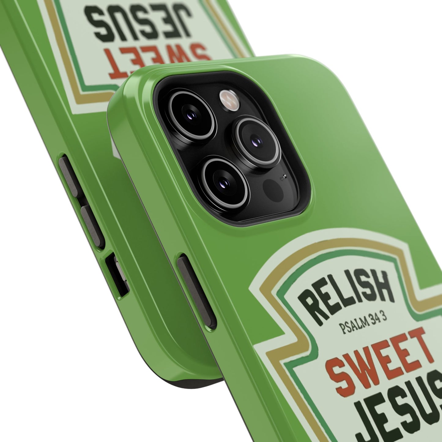 Relish Sweet Jesus Phone Case, Christian Gift, Impact-Resistant Case, Religious Phone Accessory, Faith-Based Present, Celebration Case