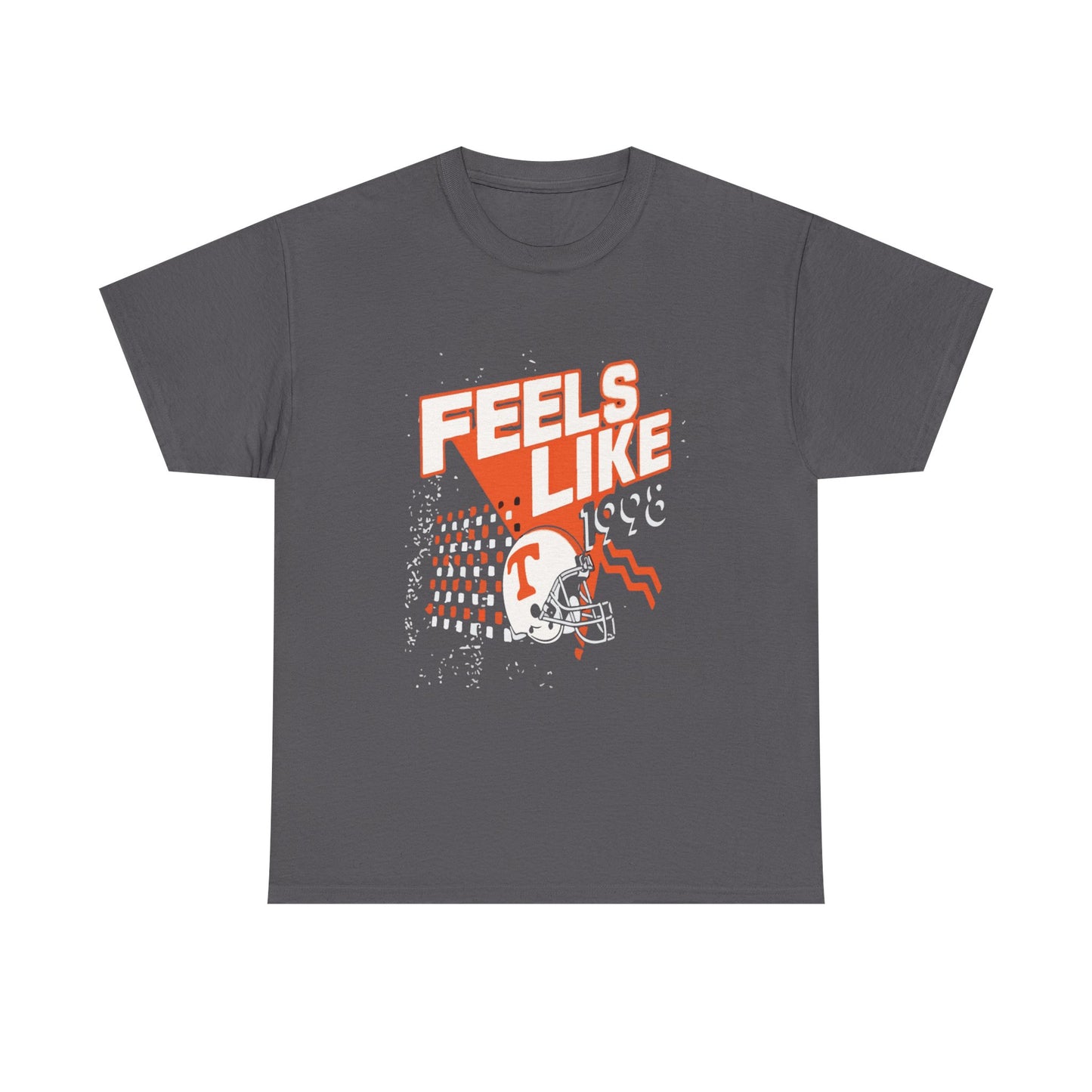 Unisex Heavy Cotton Tee - 'Feels Like' Retro Football Tee, Casual Style, Game Day Shirt, Gift for Sports Fans, Outdoor Activities